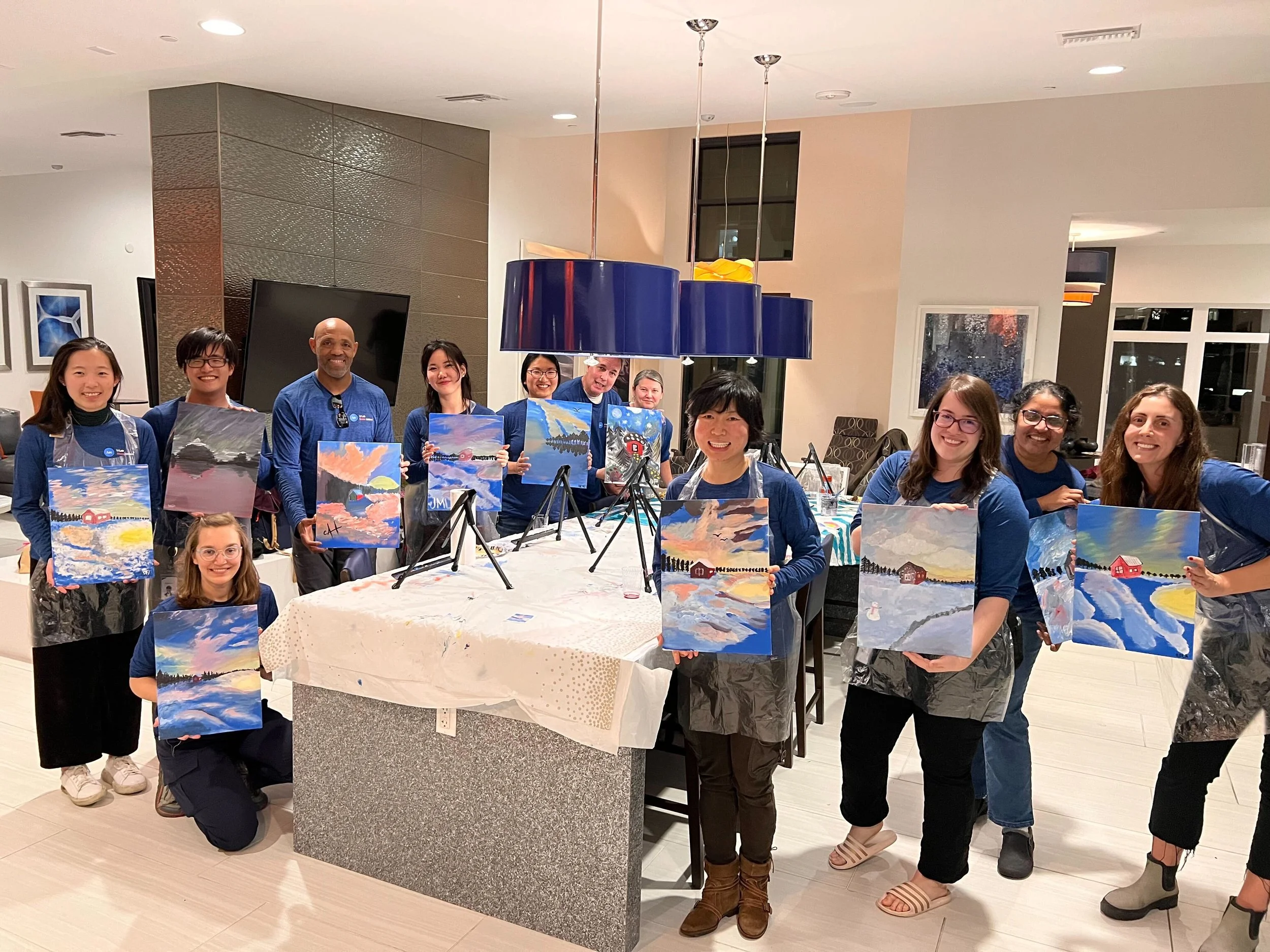 Li Lab Christmas 2024 - Paint Night