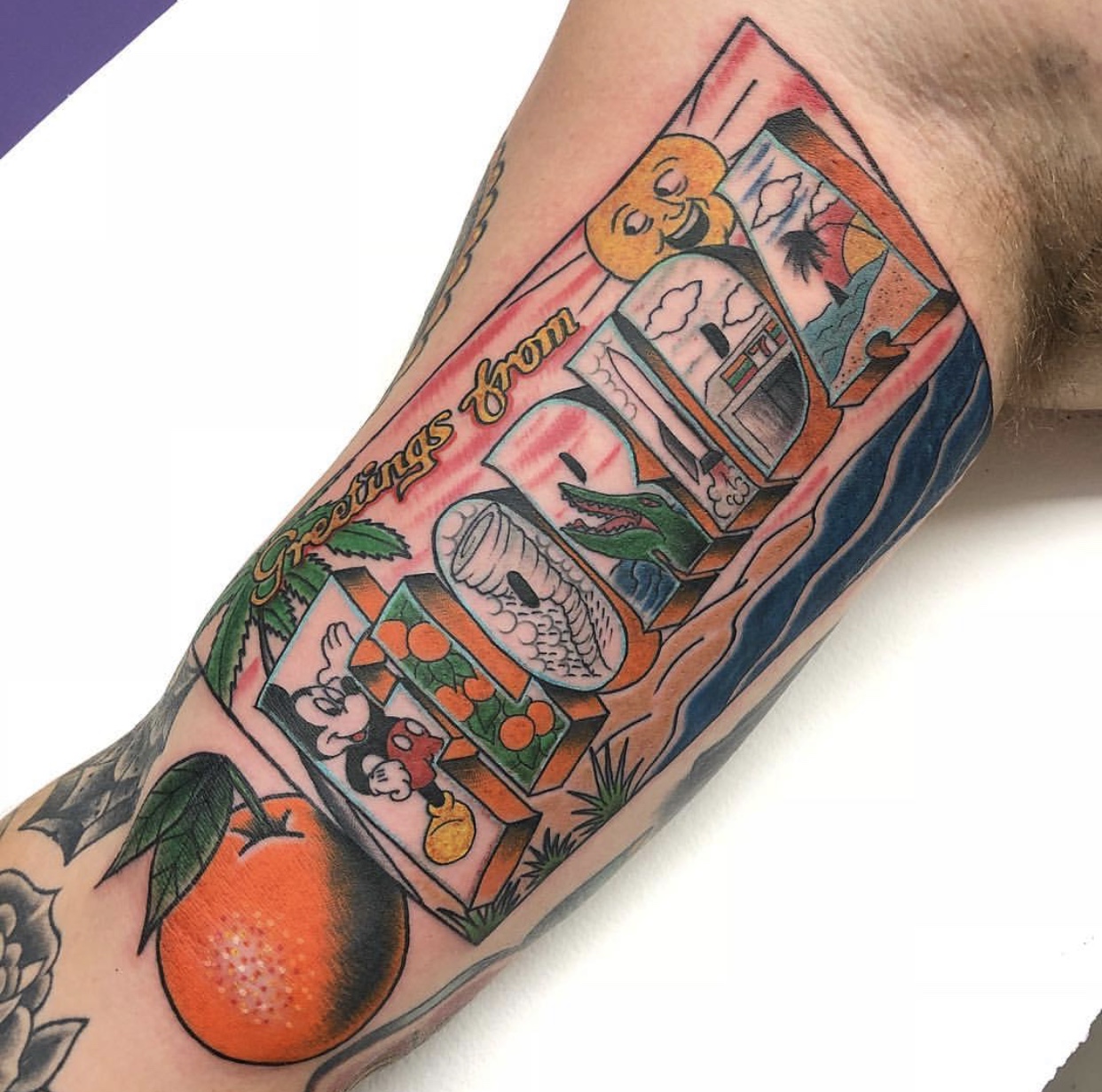 Valencia oranges by Linda Wulkan at Eight of Swords in Williamsburg  Brooklyn Turned out quite well  rtattoos