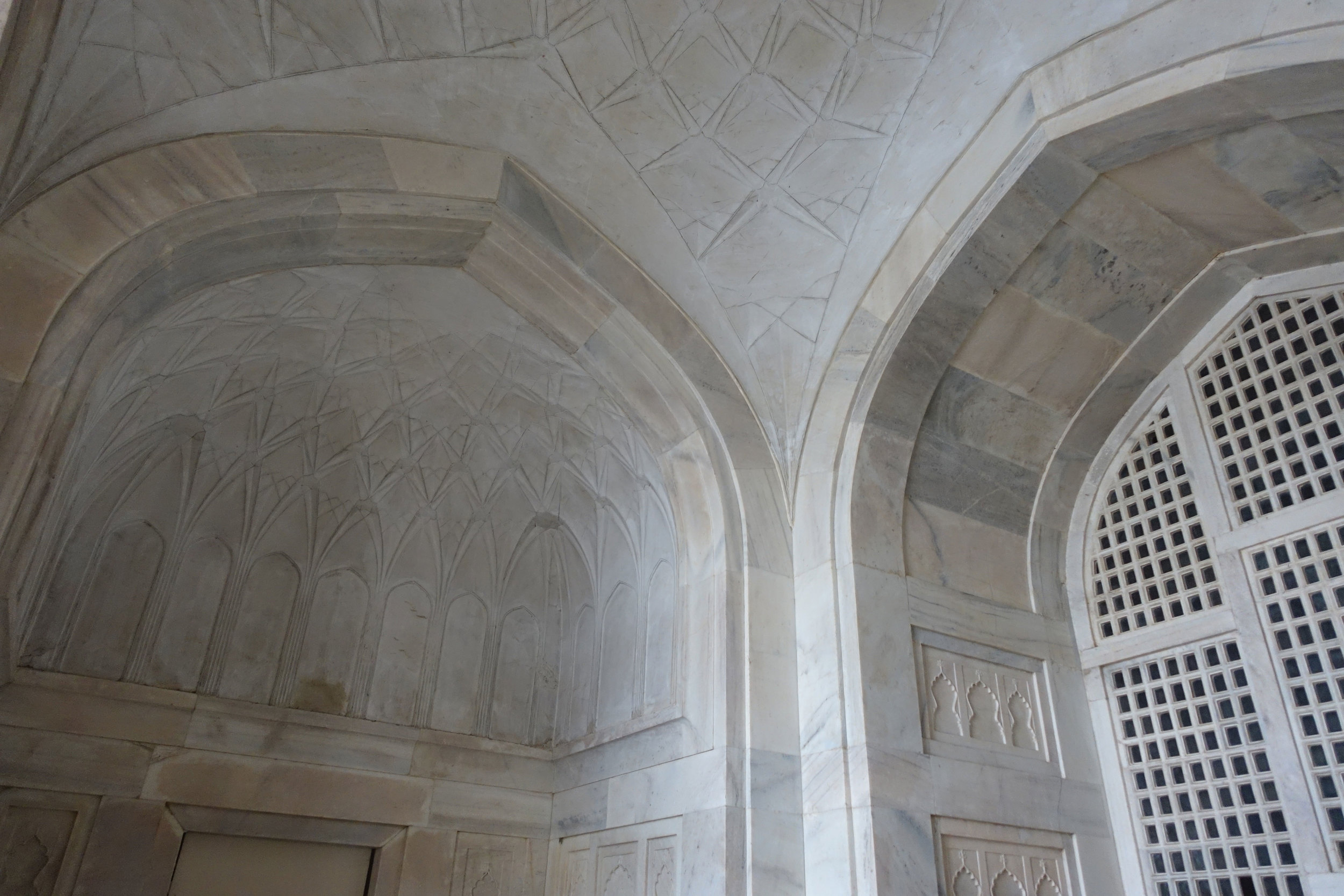detail of the archways inside