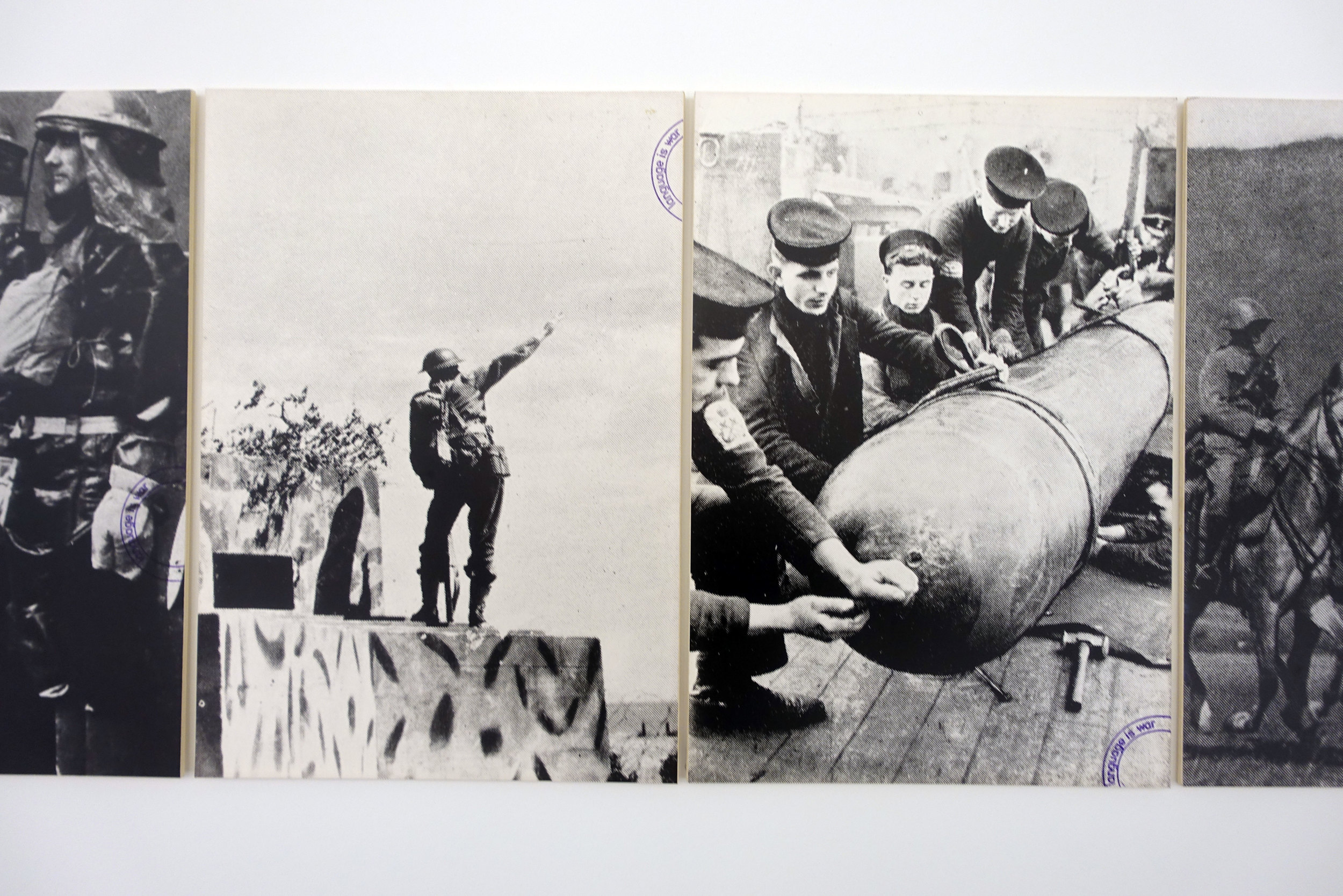 Language is War, 1975 (detail)