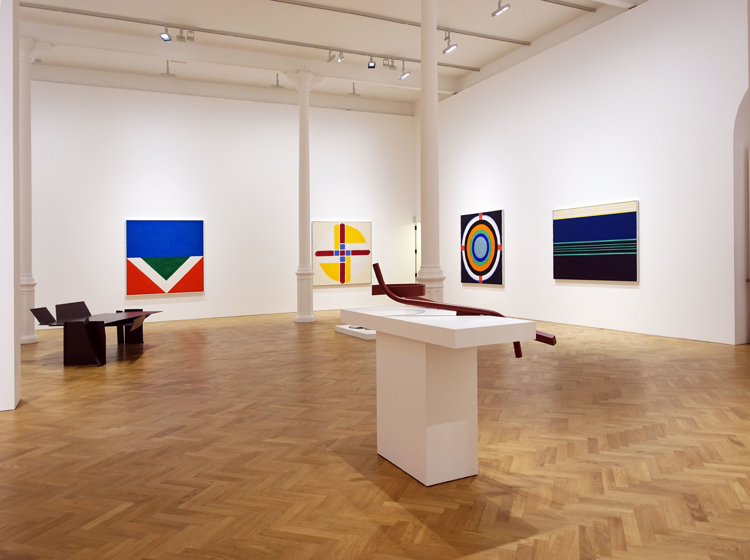 Noland, Hoyland and Caro at Pace London