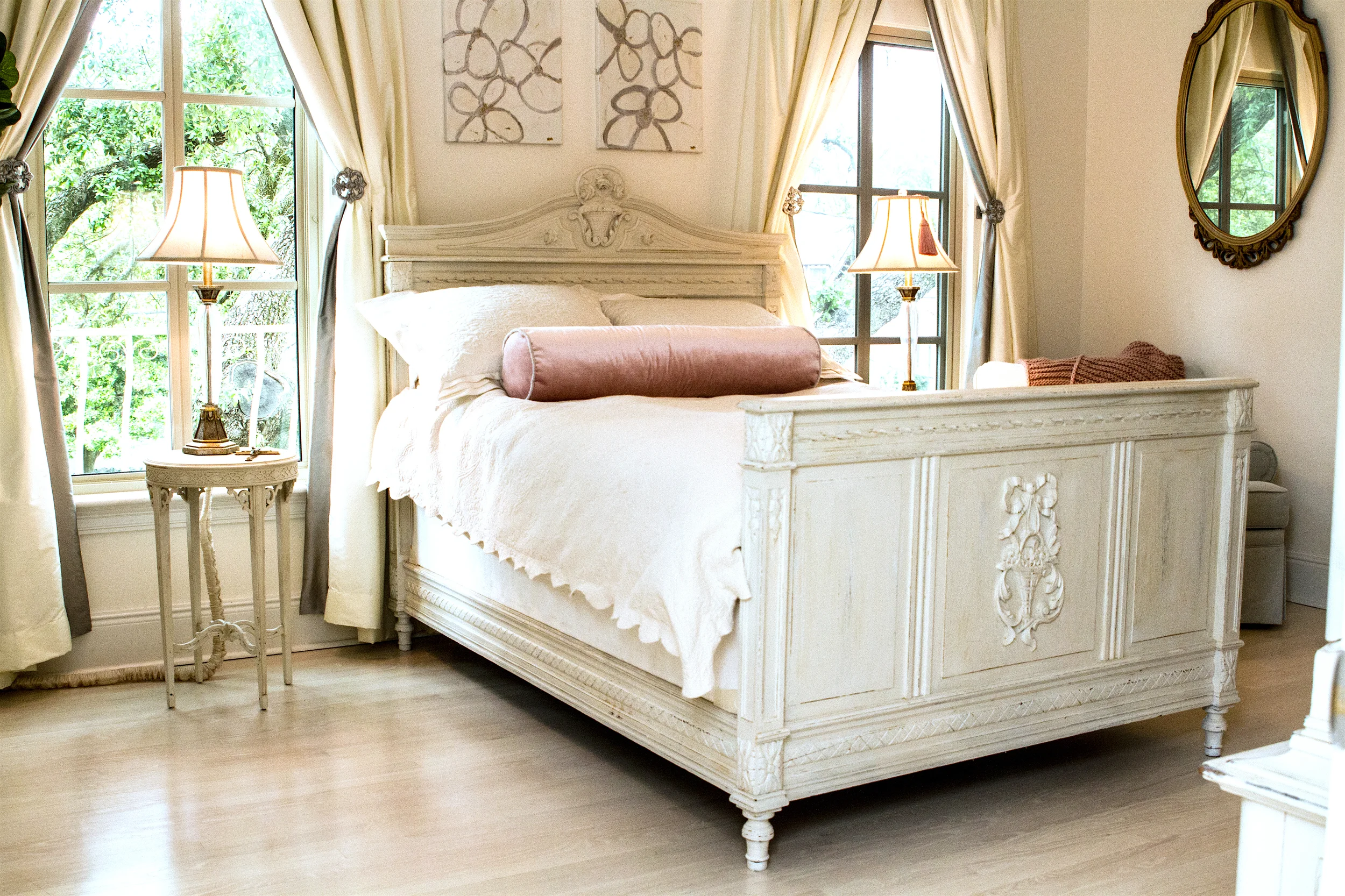 Luxury Master Bedroom new orleans interiors khb interiors