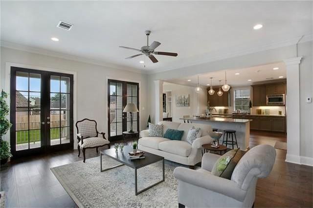 modern traditional style living room best interior designers new orleans khb interiors