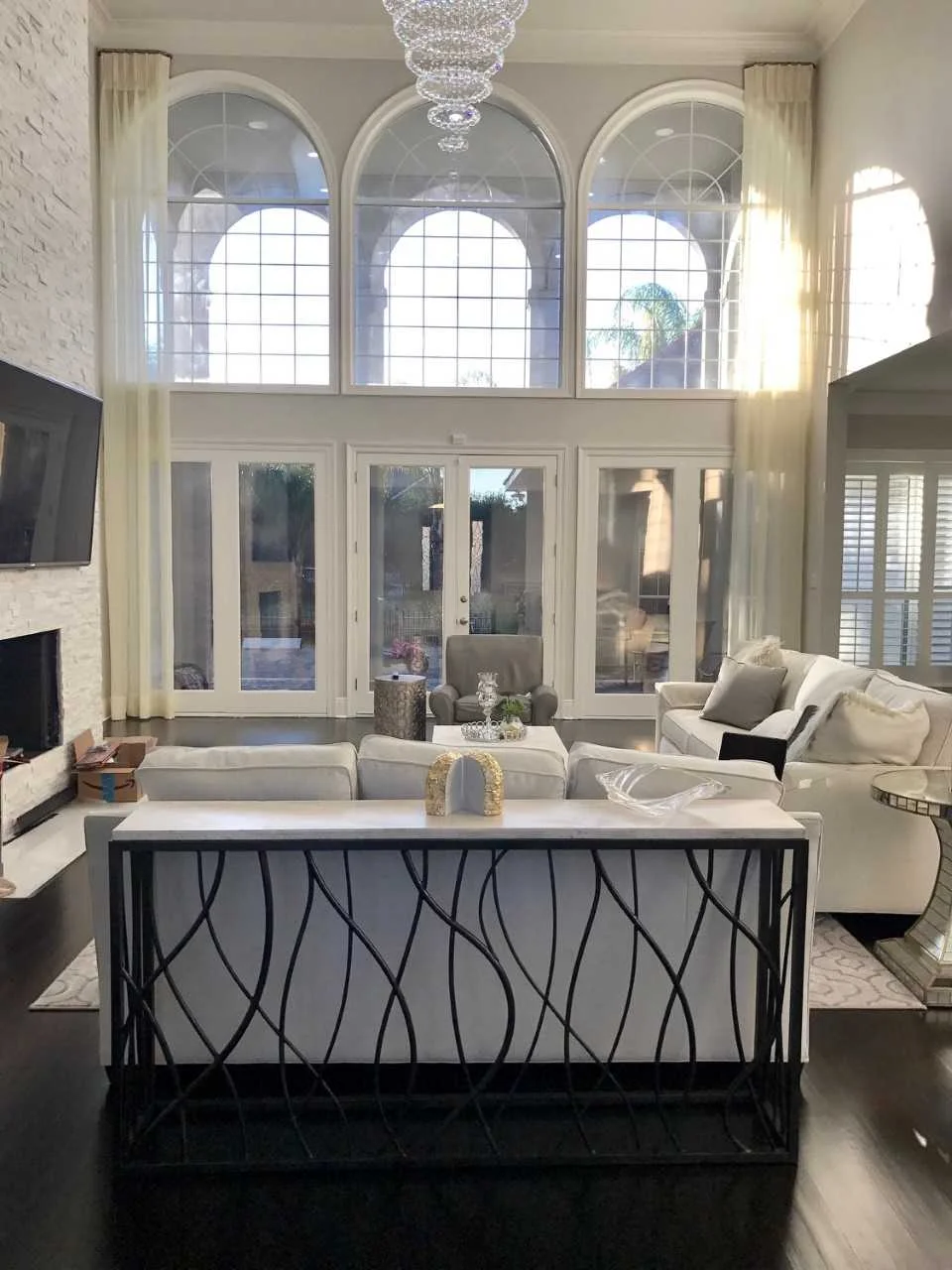 large living room window treatment ideas traditional interior design metairie uptown khb interiors