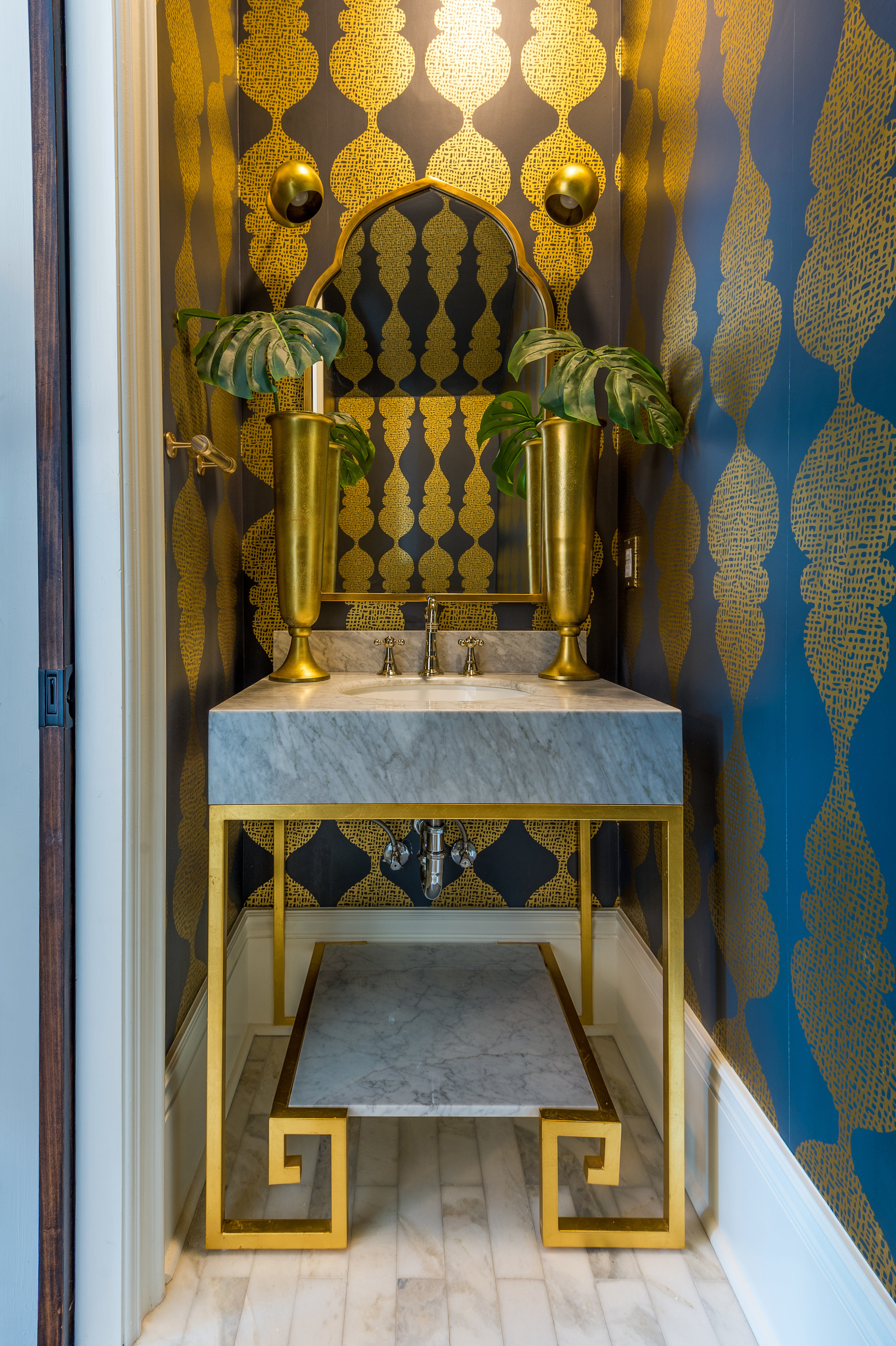 powder room vanity new orleans interiors khb interiors