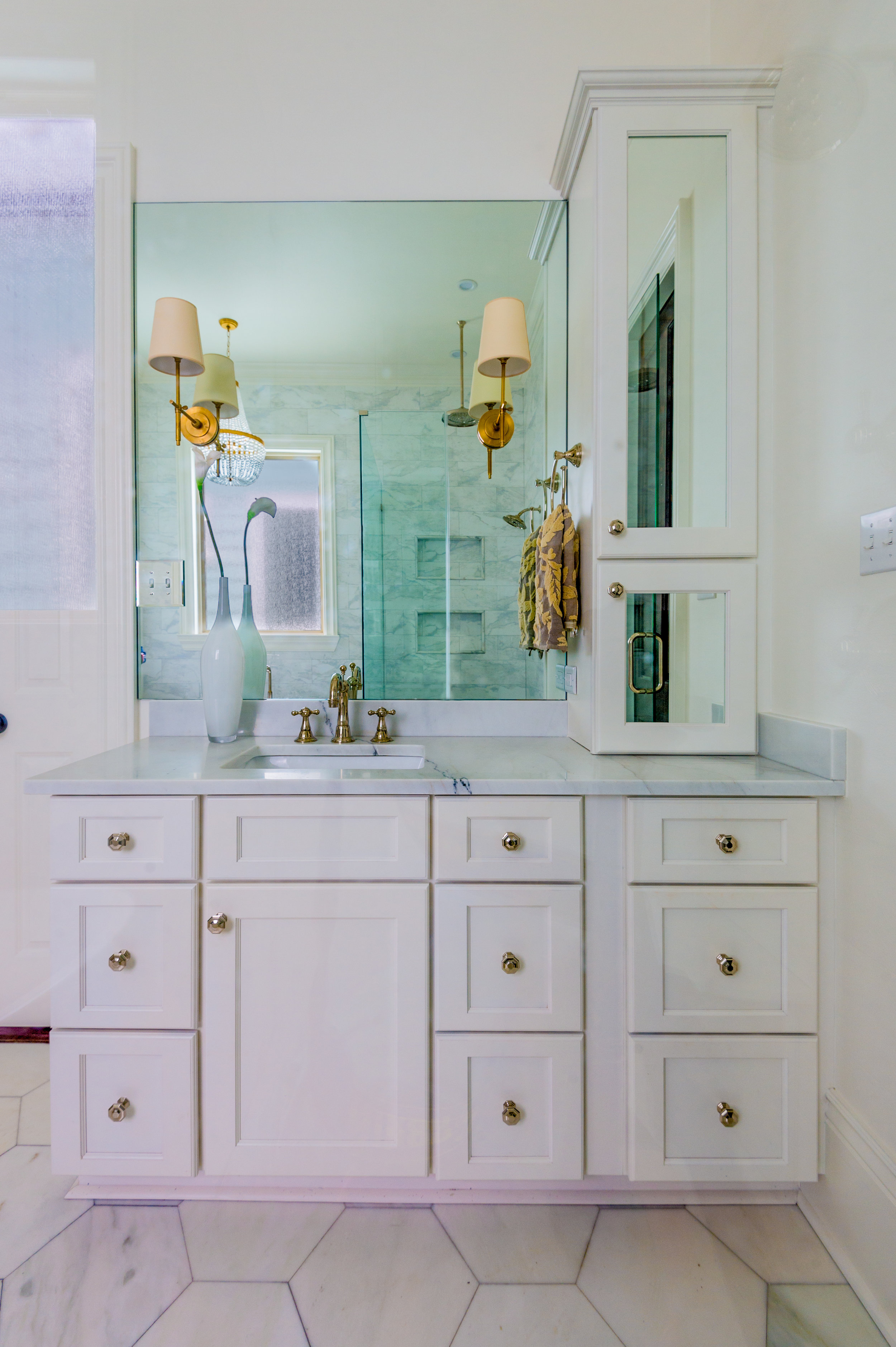 white bathroom vanity cabinets new orleans home interiors khb interiors