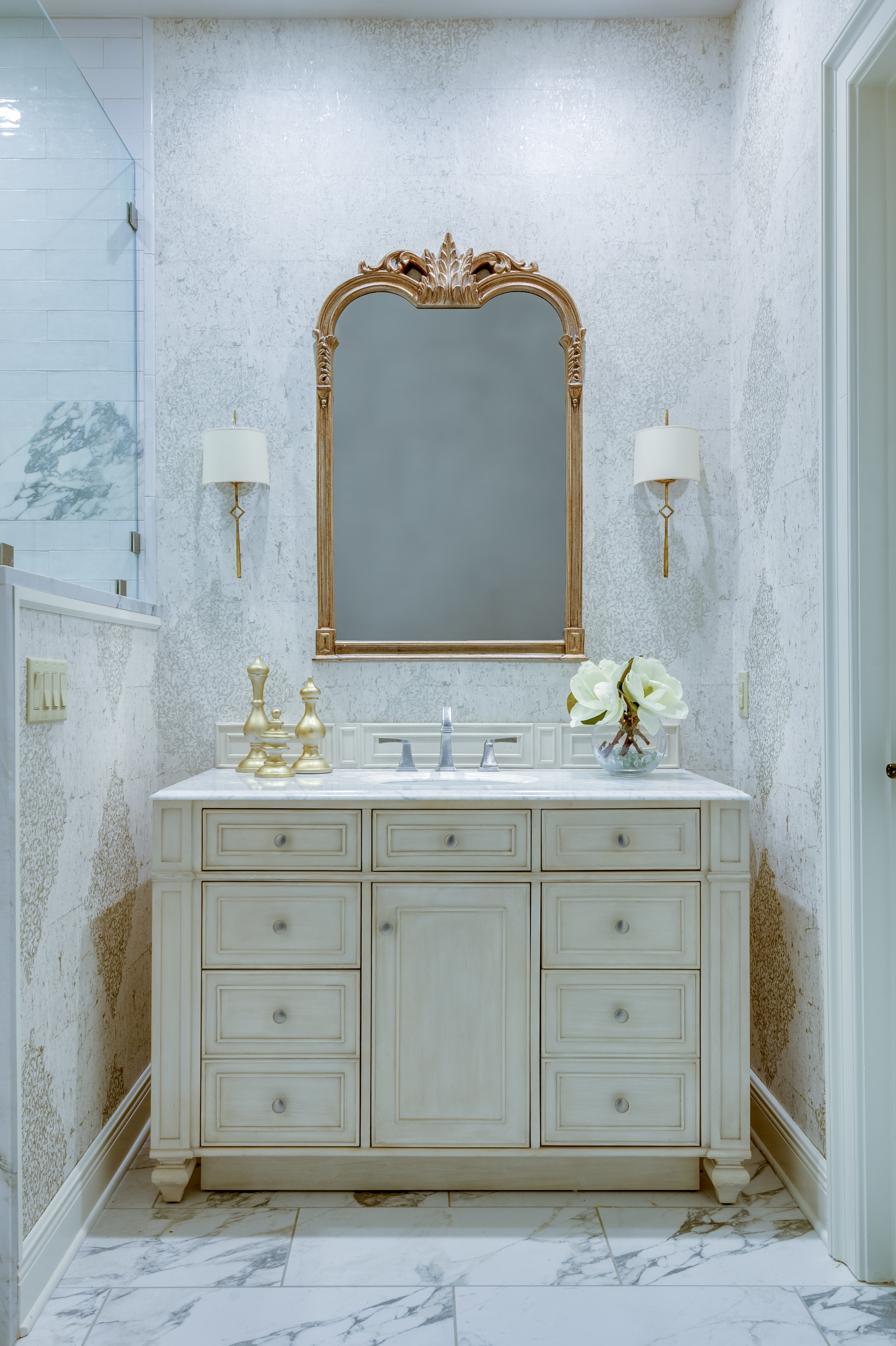 white master bathroom cabinets new orleans design style khb interiors