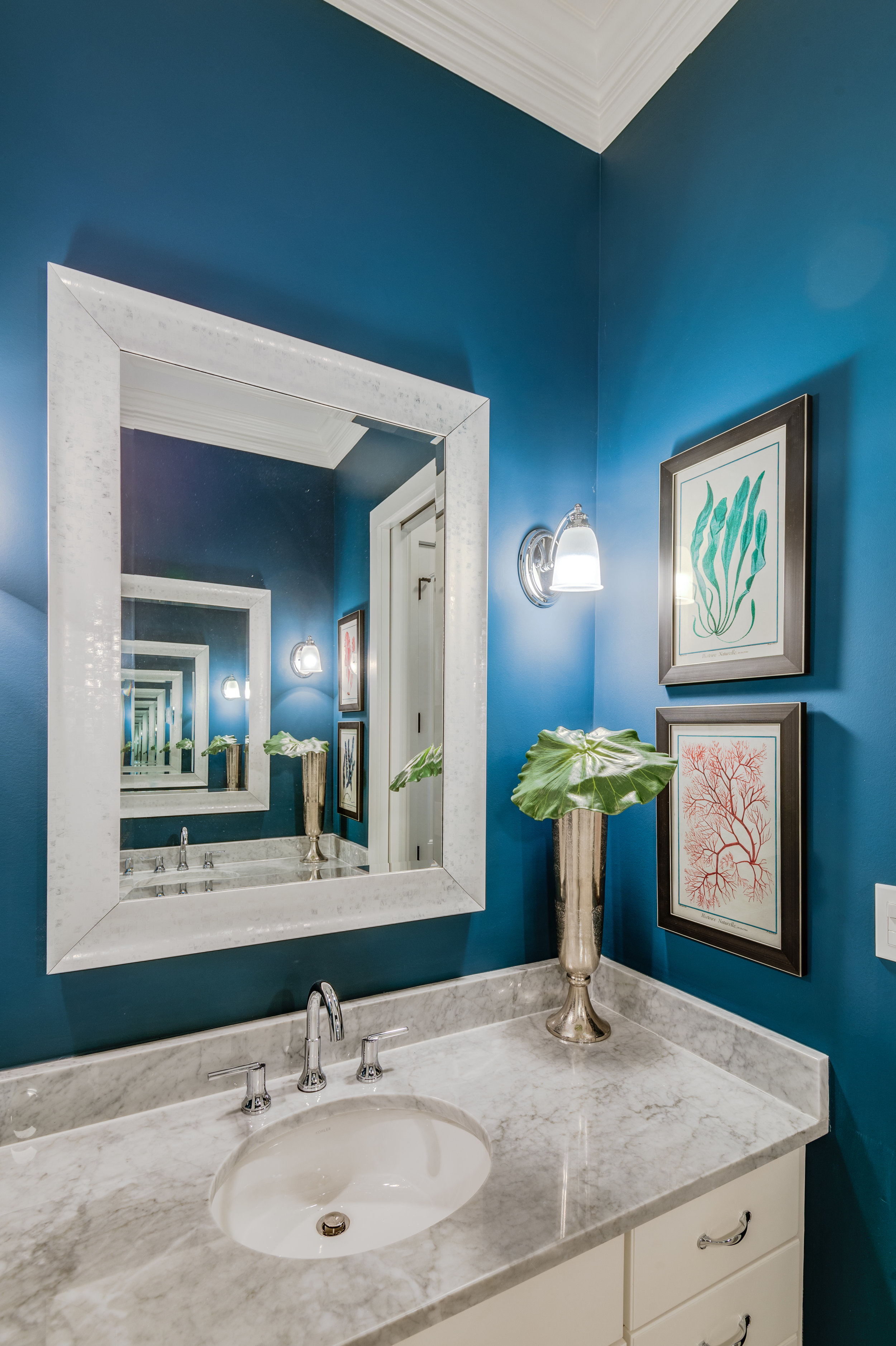 blue and white bathroom vanity ideas new orleans designers khb interiors