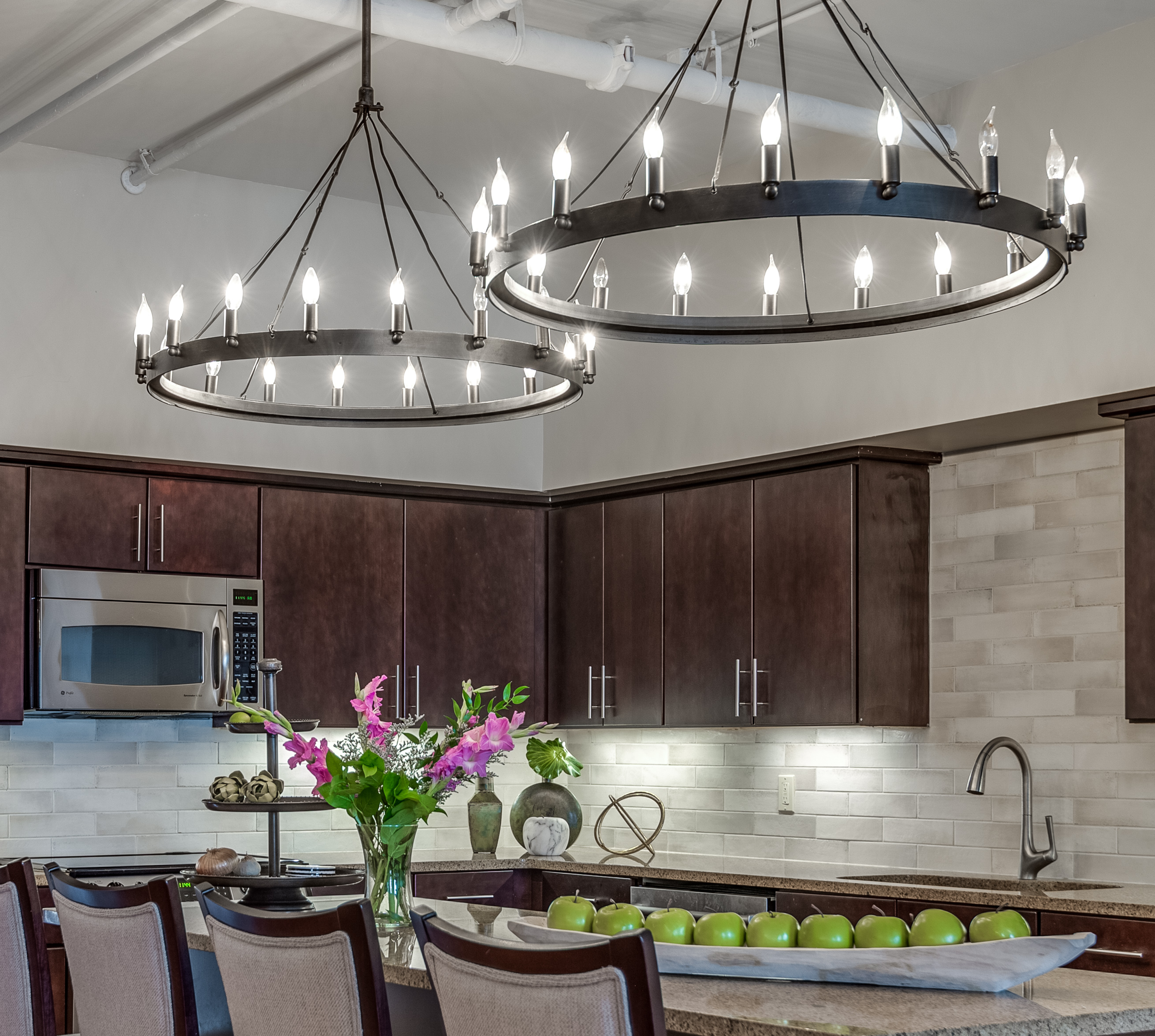 kitchen chandelier lighting ideas metairie uptown local interiors designers khb interiors