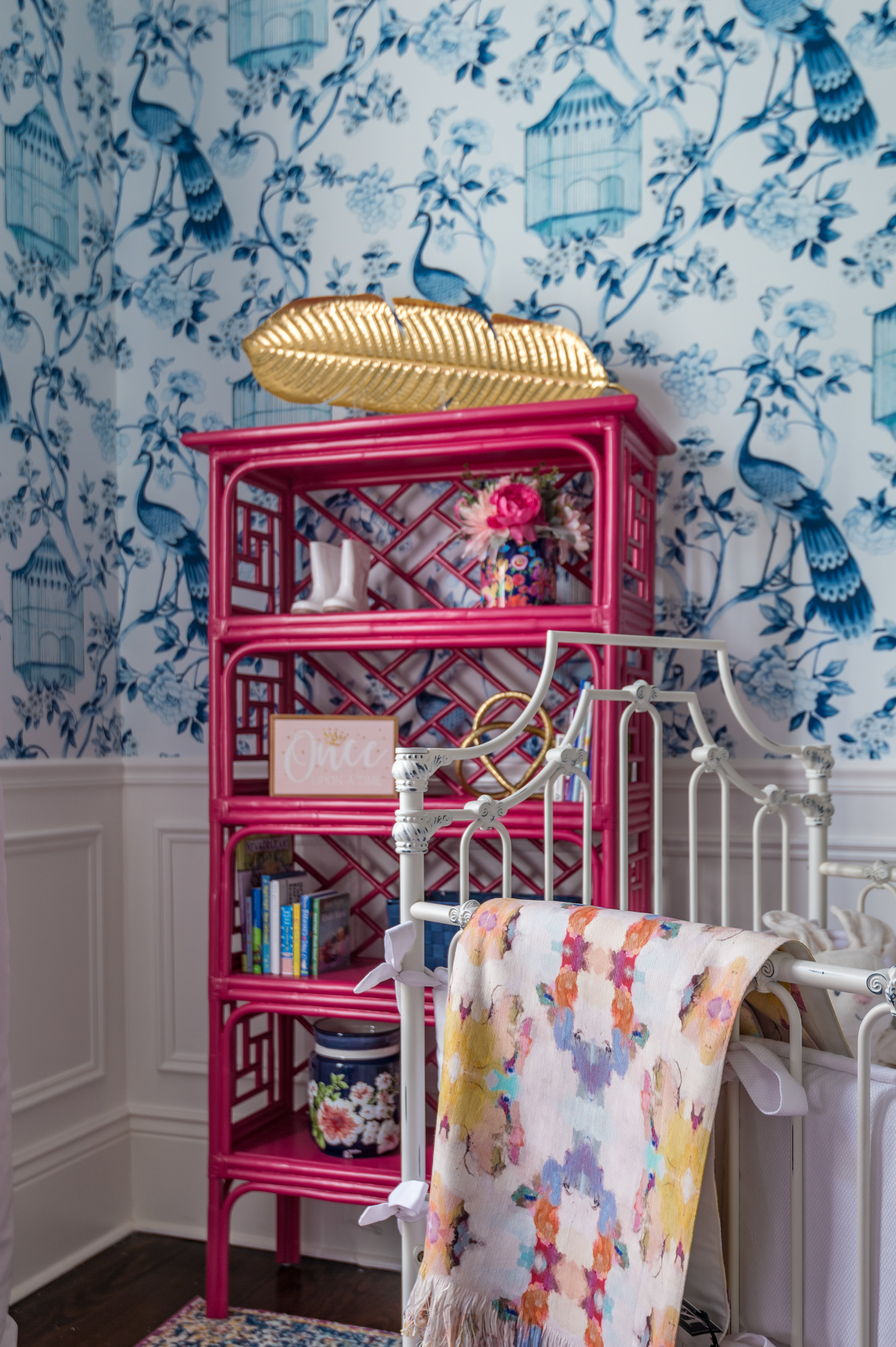 nursery shelf decor metairie designers khb interiors