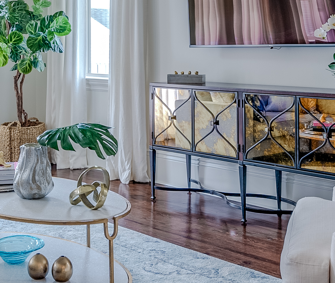 living room console table new orleans local interior designers khb interiors