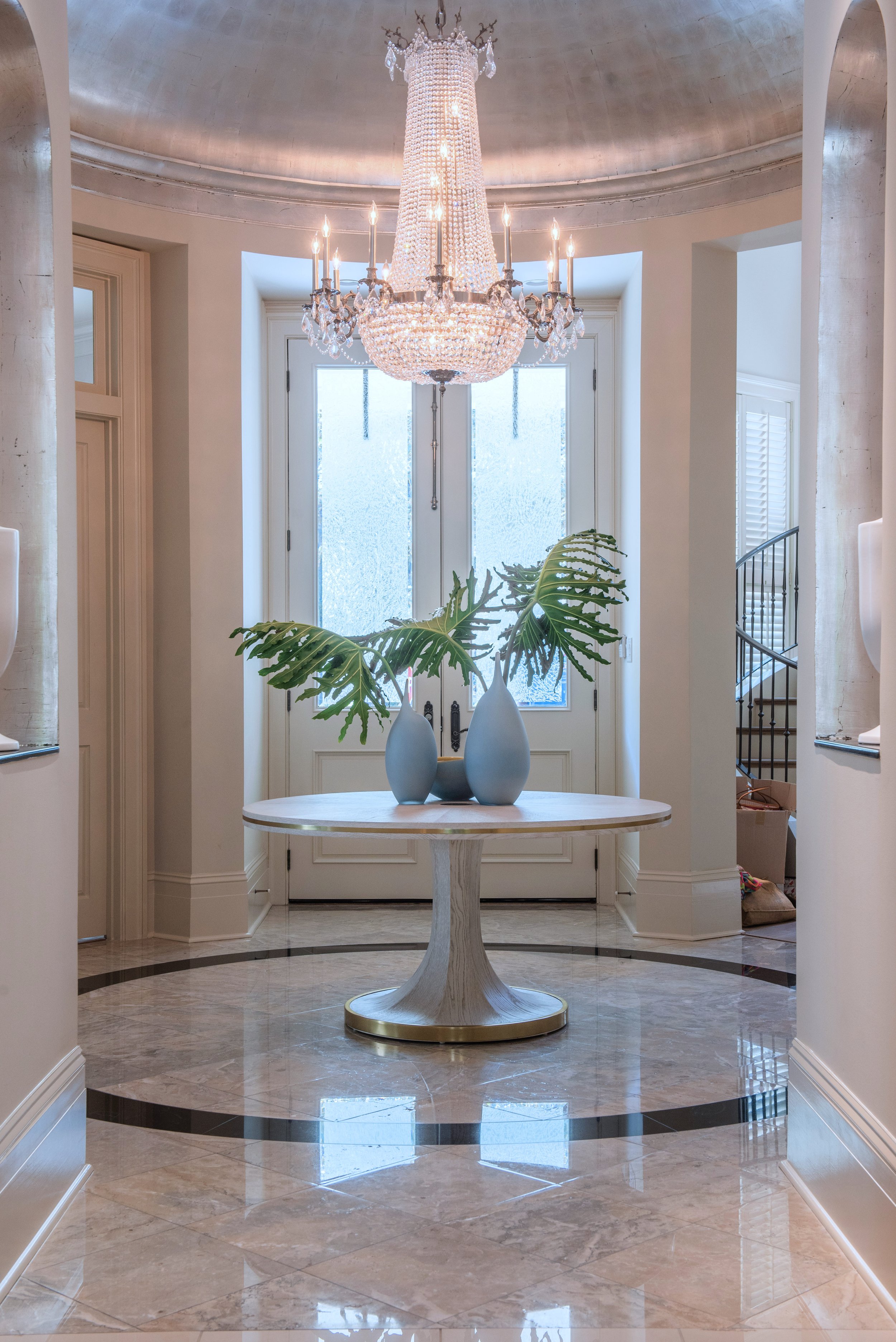 FOYER TO DIE FOR IN NEW ORLEANS INTERIOR DESIGNER AND OLD METAIRIE INTERIORS .jpg