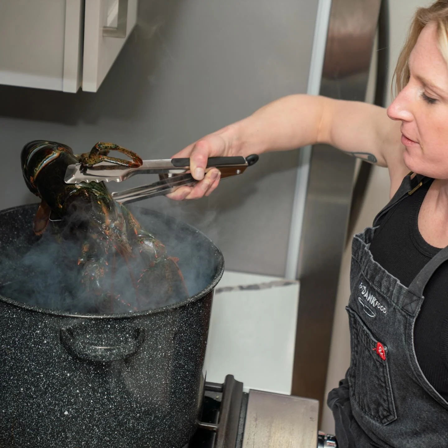 BUTTER GLAM SHOTS.

Three compound butters. Whole lobsters. Cornmeal donuts. Girls night in fur coats. A Between Two Ferns moment with houseplants that nobody asked for but everyone needed.

Miso. Calabrian chili. Herb. Cr&egrave;me fra&icirc;che. Ch