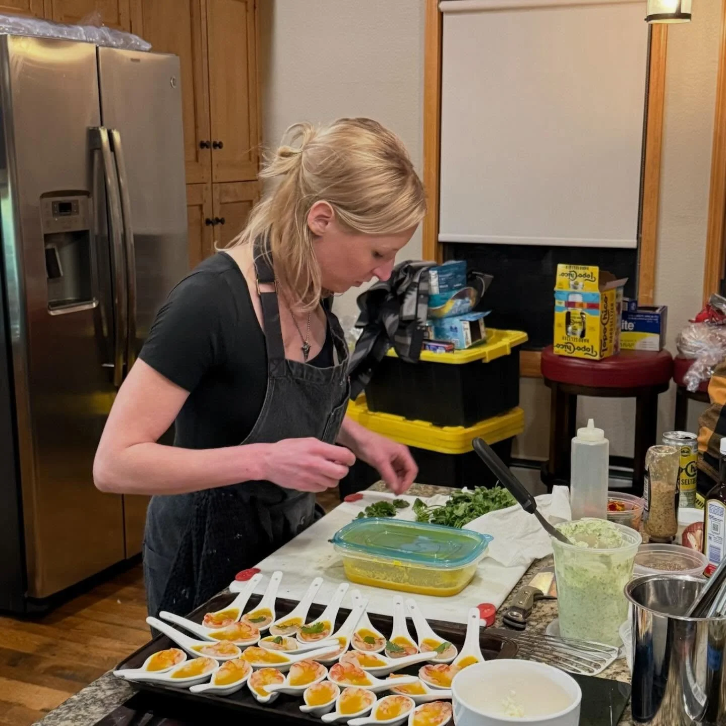 &ldquo;Best thing I&rsquo;ve ever tasted.&rdquo; 🎤👇

I&rsquo;ll take it!!!

Sweet red shrimp, sliced thin and cold. A leche de tigre built on aj&iacute; amarillo - a bright Peruvian chile with just enough heat. Lime, ginger, a little garlic.

Fresh
