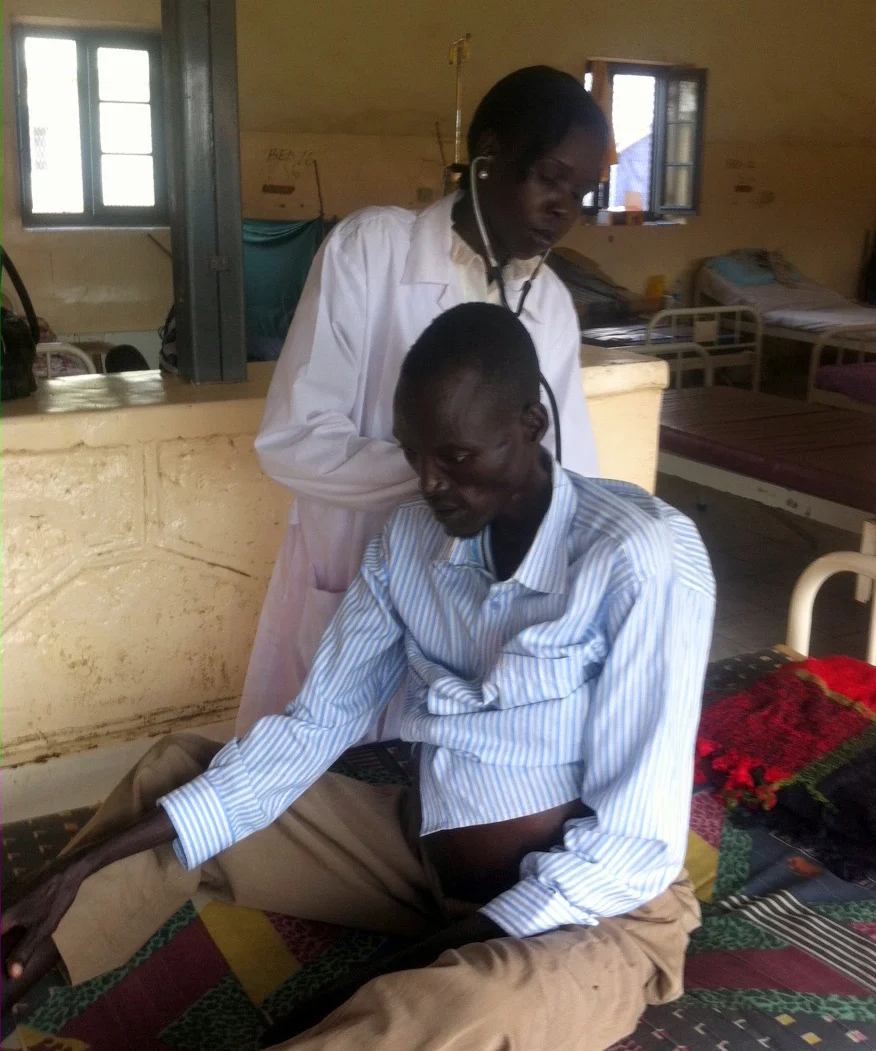 Duom is training at Maseno University, Kenya