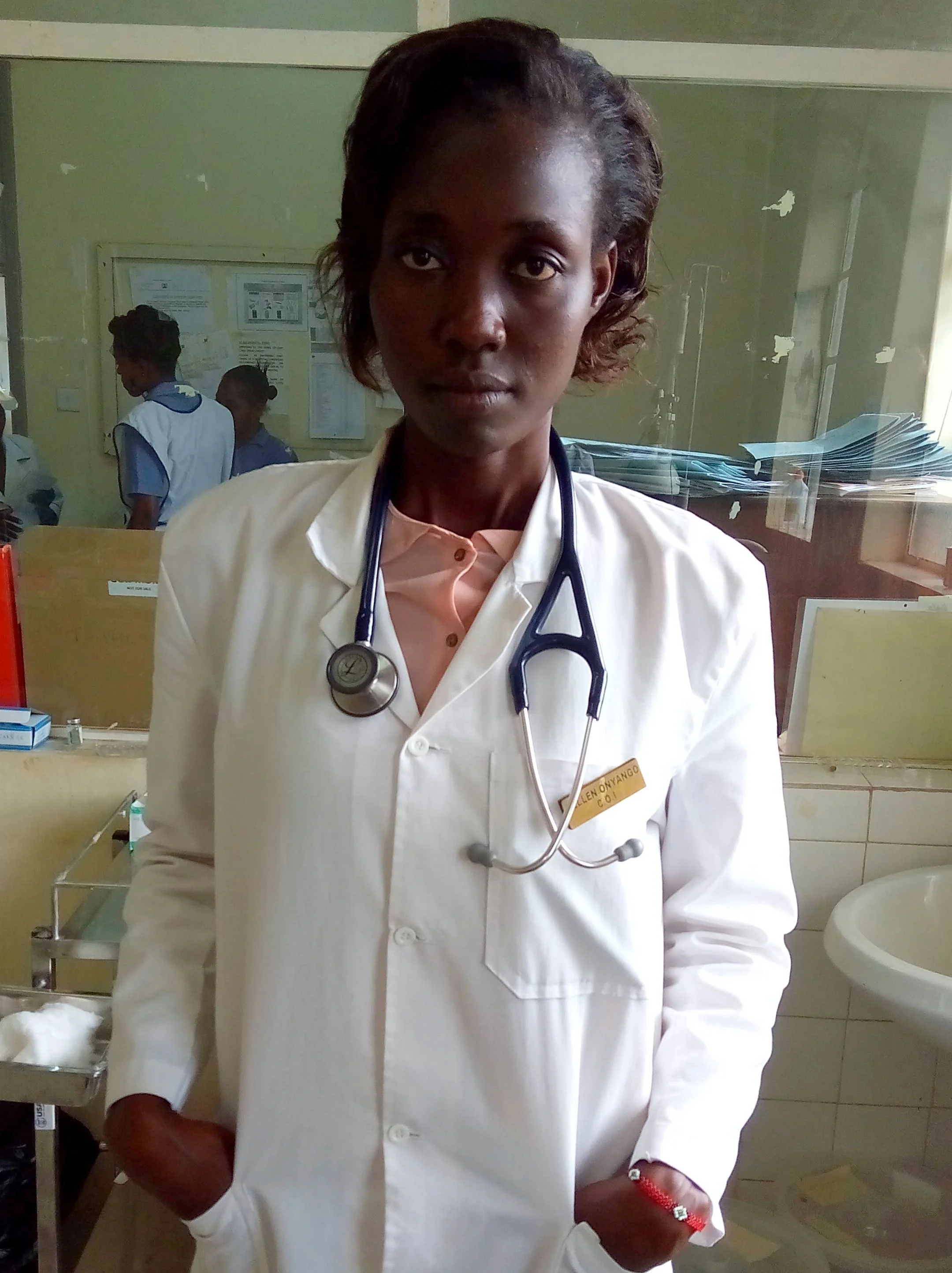Hellen is training at Mt. Kenya University