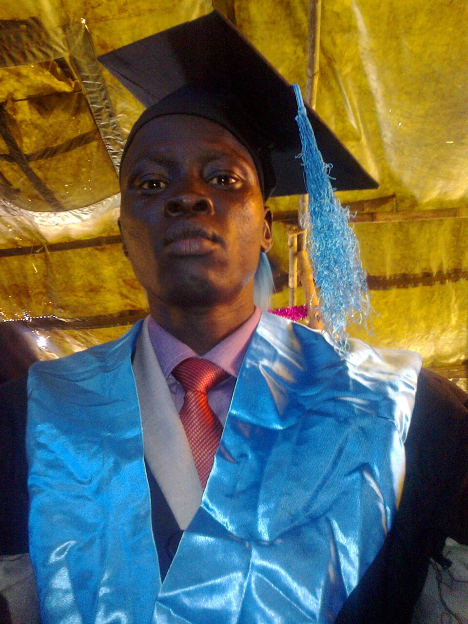 Jeremiah is training at Maseno University, Kenya