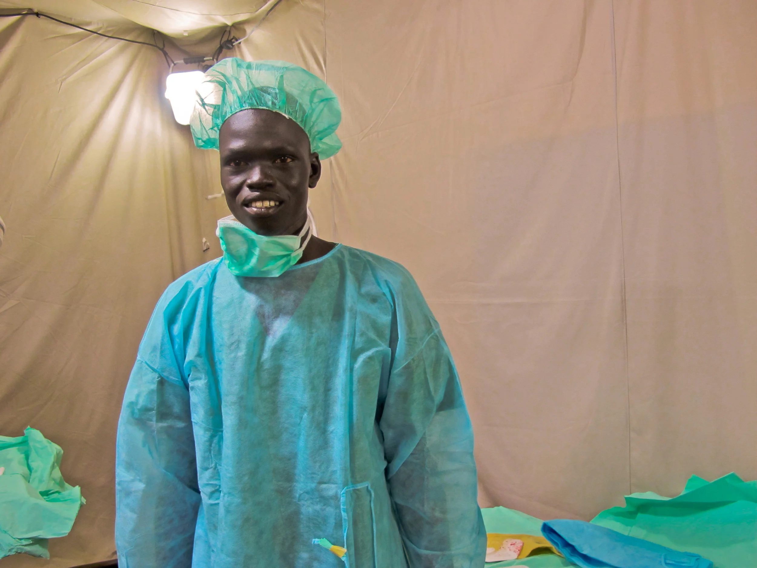 Malueth is training at Jomo Kenyatta Medical School, Kenya
