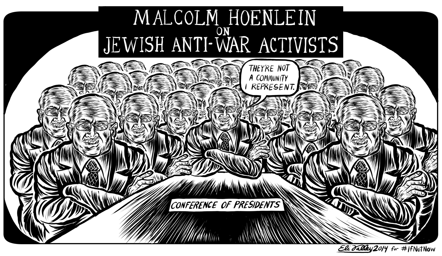Malcolm Hoenlein, Gaza. +972 Magazine, 8/3/14