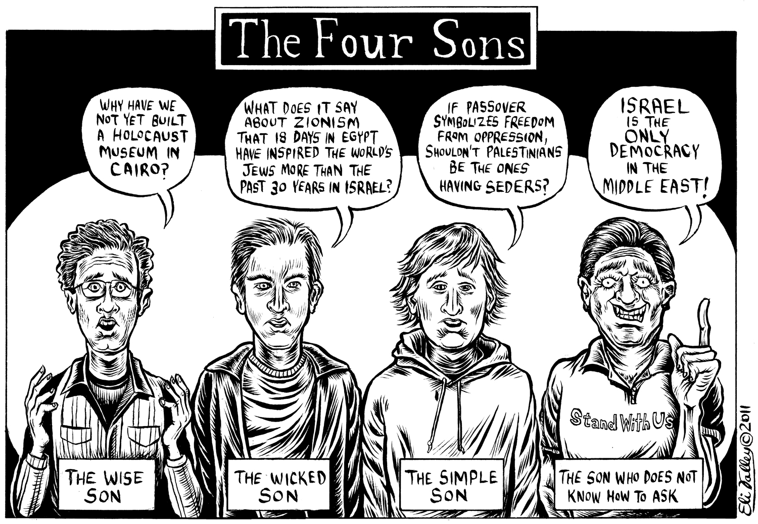 The Four Sons: Passover, Arab Spring. The Forward, 4/13/11