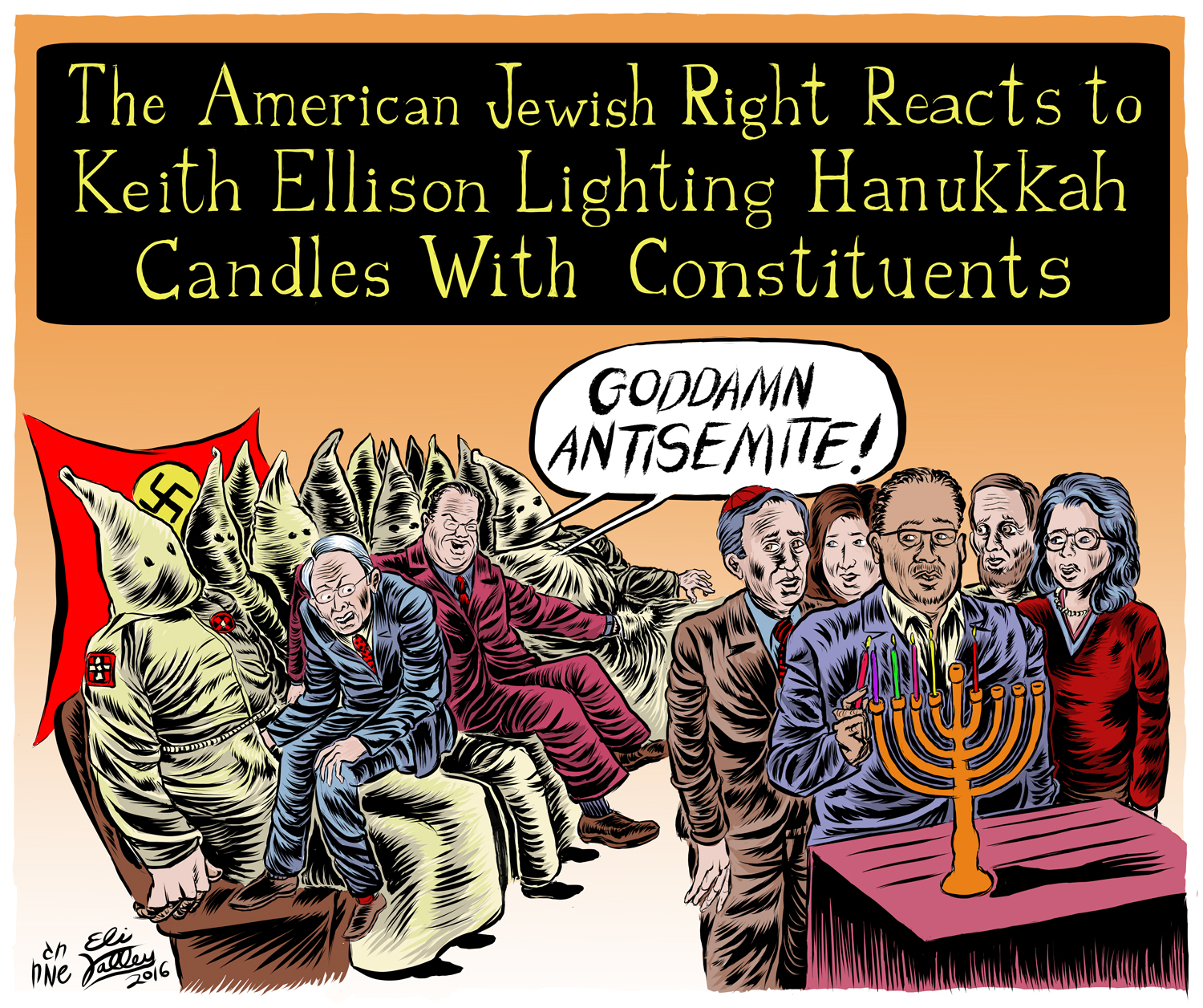 Keith Ellison Hanukkah, 12/28/16