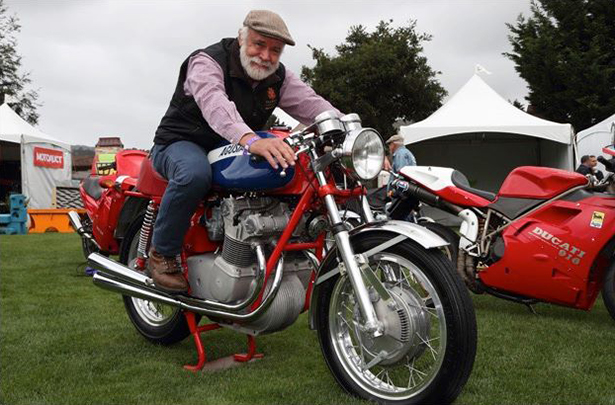 Robb at the Quail Motorcycle Gathering