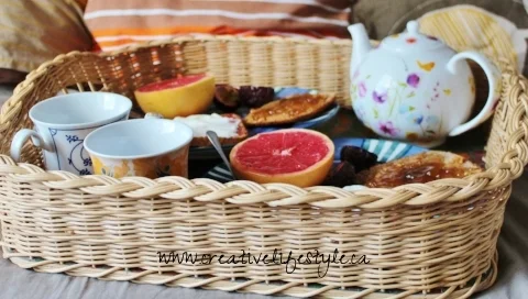 1. Make breakfast in bed.