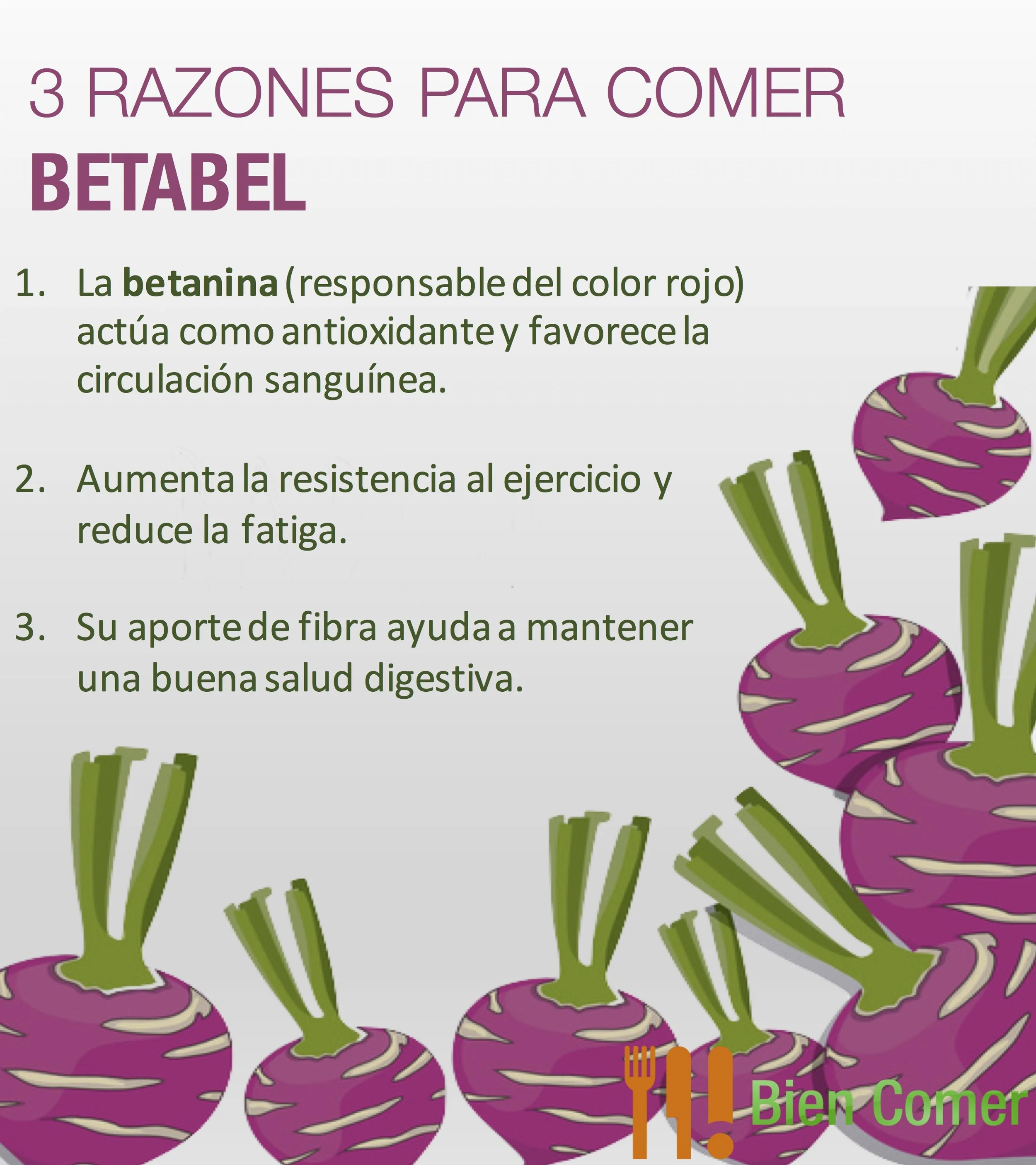 3 razones para comer betabel