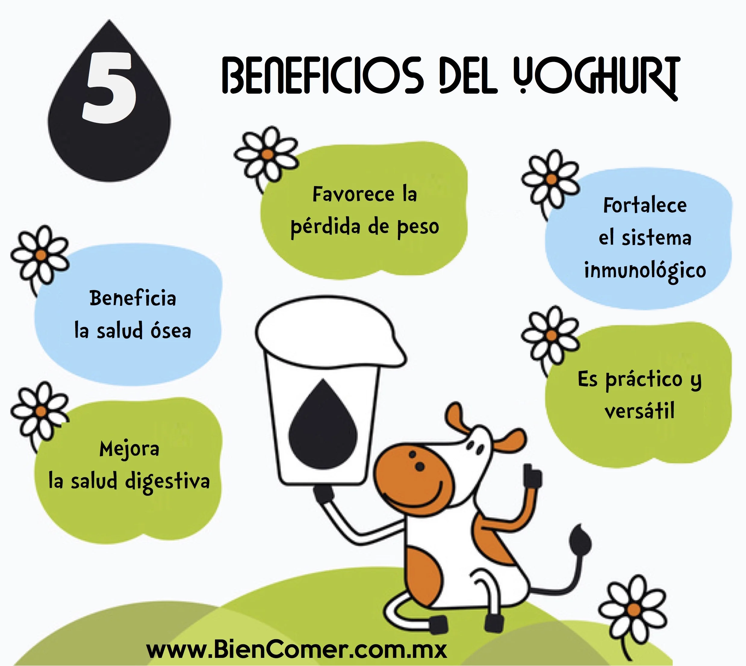 5 beneficios del yoghurt a la salud