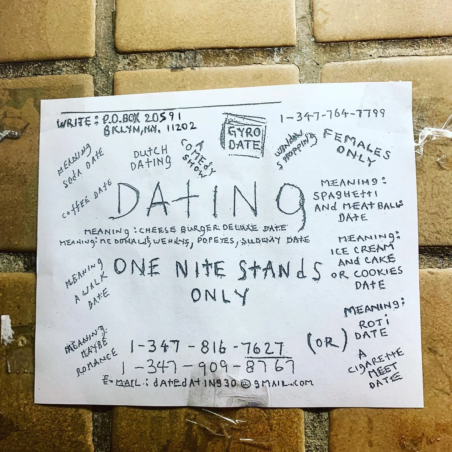 Dating... in NYC
