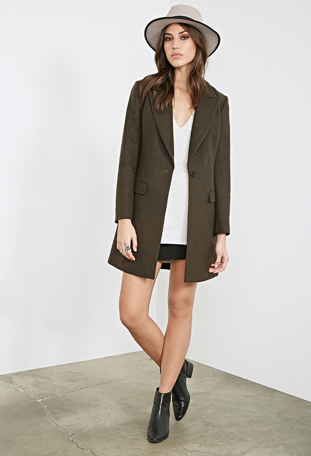 Forever 21 | Classic Wool-blend Overcoat (affiliate link) / Photo Credit: Forever21 (affiliate link)