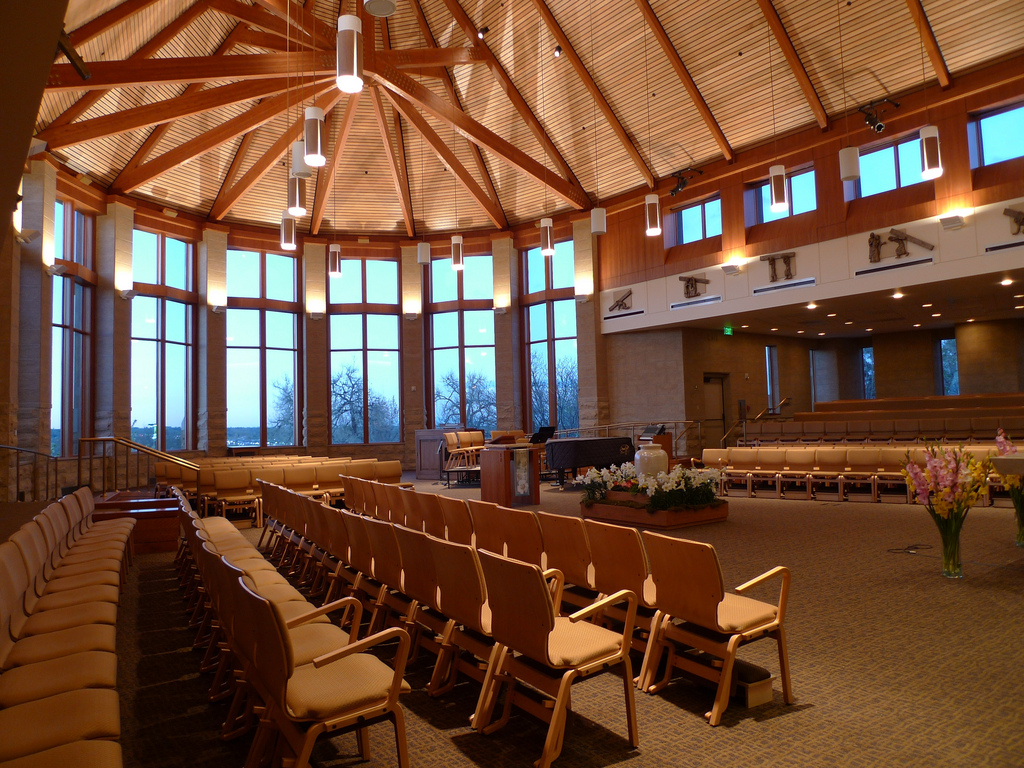 St. John Regis Chapel at Regis University. Photo Courtesy of Tom Byrne of the Flickr Creative Commons .