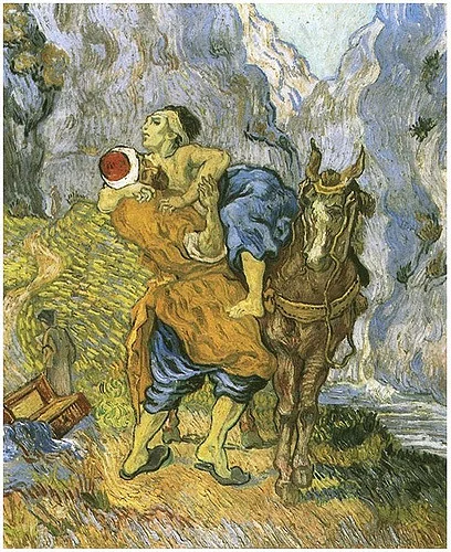 "The Good Samaritan" by Vincent Van Gogh. Photo courtesy of Rosa Helena of the Flickr Creative Commons . 