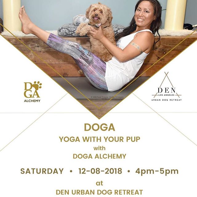 Hi Eastsiders! Tomorrow@denurbandogretreat we are hosting our first Doga class! Hope you can make it!
