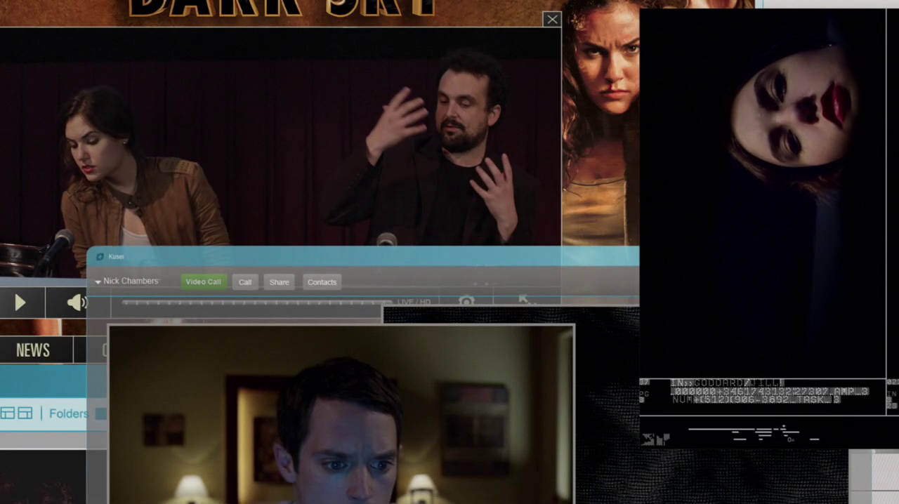 The zoomed in, eye tracking mode of Open Windows .