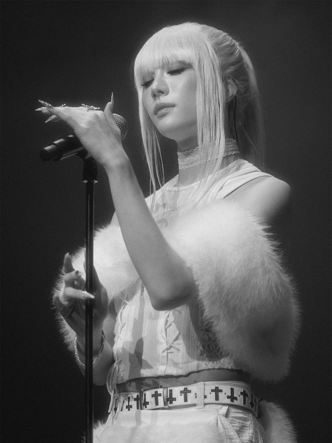 Rui of K-Pop boy band XLOV performs at Kulttuuritalo in Helsinki, Finland.  Concert photo by K-pop photographer Niclas Glasberg