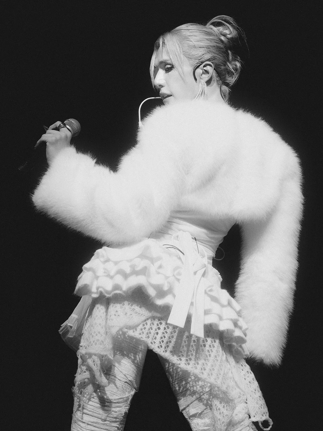 Rui of K-Pop boy band XLOV performs at Kulttuuritalo in Helsinki, Finland.  Concert photo by K-pop photographer Niclas Glasberg