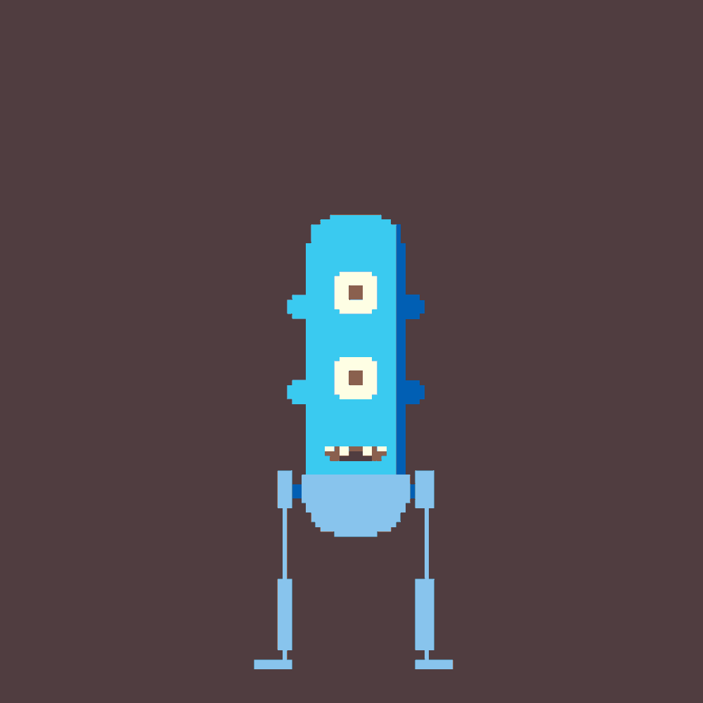 Here is an animated GIF from the third Tiny Tunes animation. See the full thing at https://vimeo.com/128763871