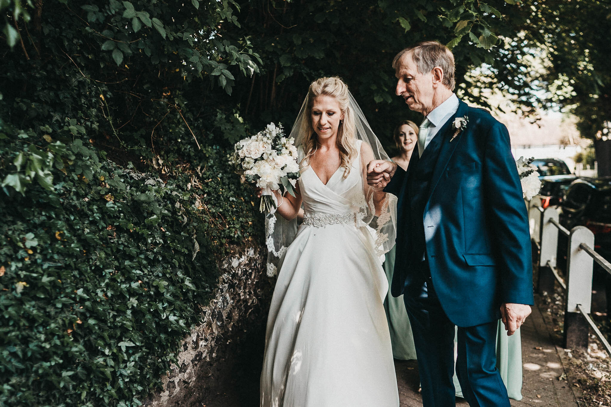 bride-and-dad-walking-to-church