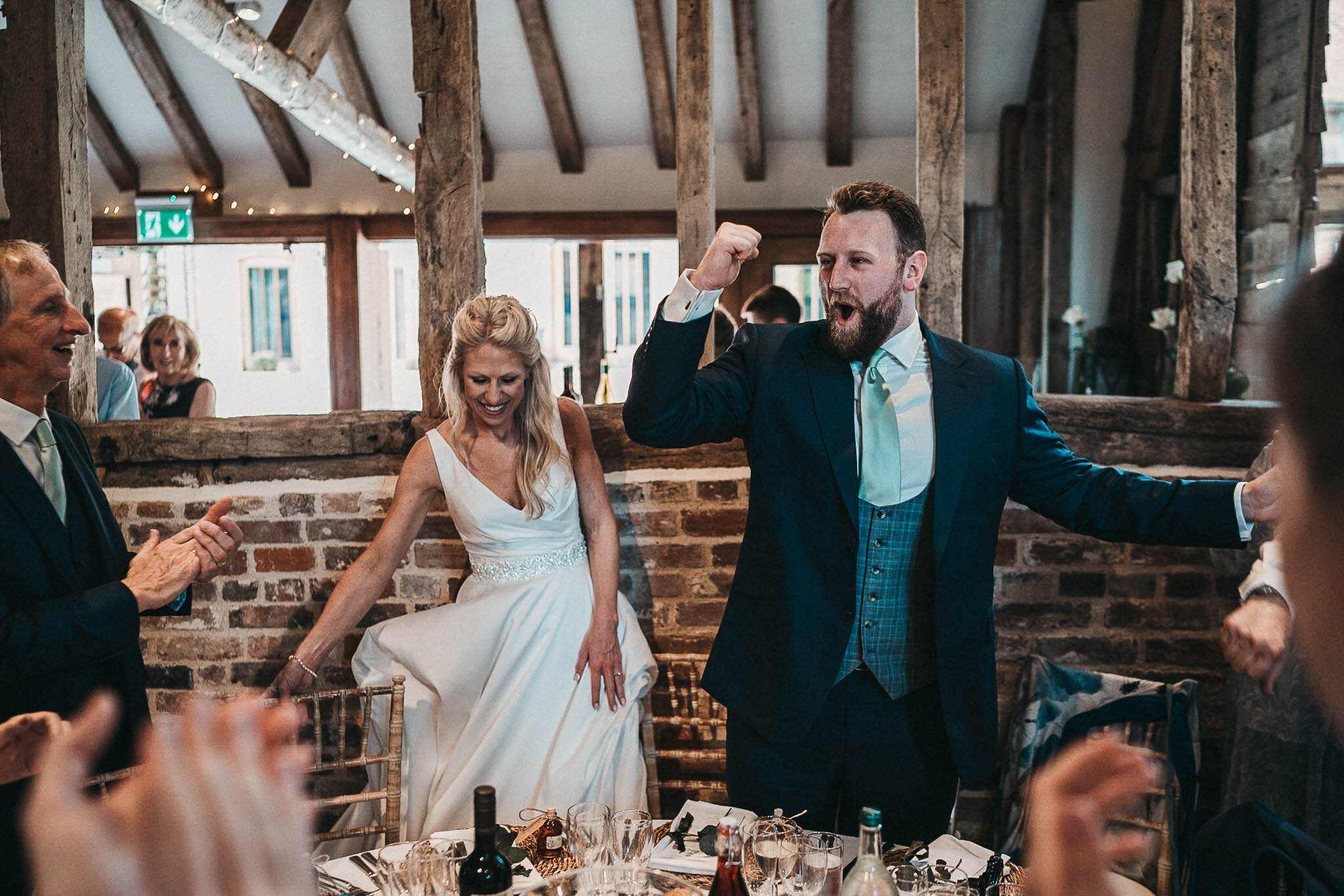 bride-and-groom-celebrating