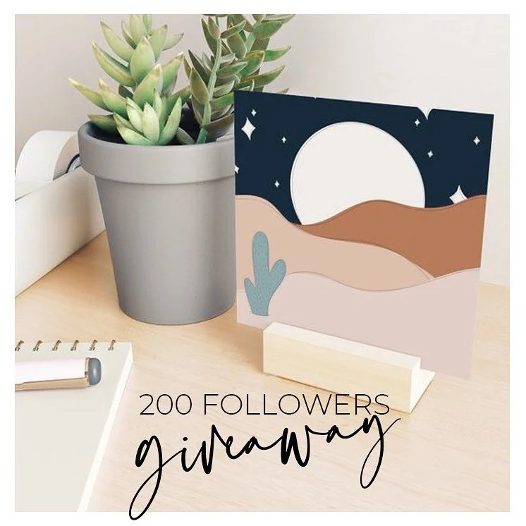 200 followers!! it may seem like a small feat but I am so excited! &amp; to celebrate I am GIVING AWAY one of my mini prints. winners choice! ✧
how to enter &darr; 
1. like this post!
2. follow me @laurensolbs_illustrated 
3. comment and tag at least