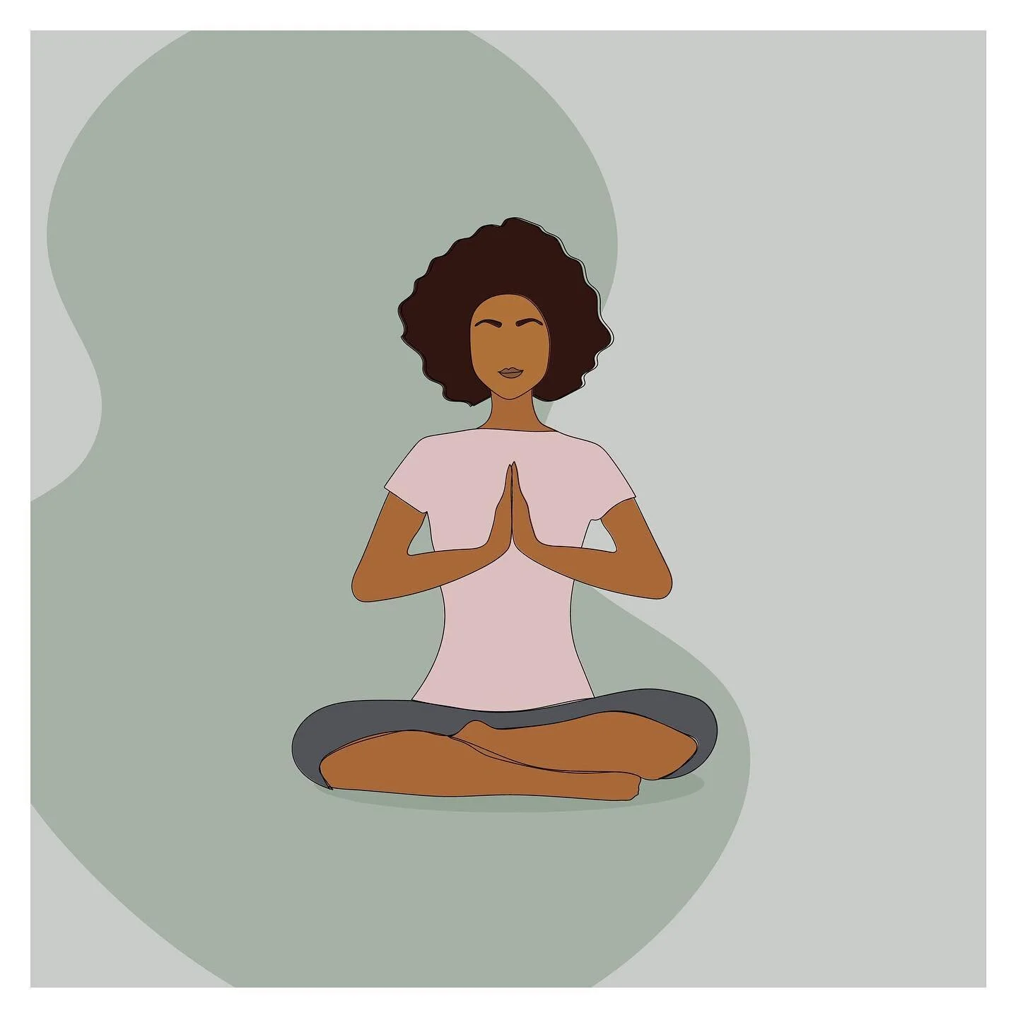 #makingmagicmondays is about emotions today. when quarantine started, I was definitely feeling very anxious about it all. but I&rsquo;ve been trying to use this time to find some stillness ✧
&bull;
&bull;
&bull;
#illustratorsoninstagram #illustration