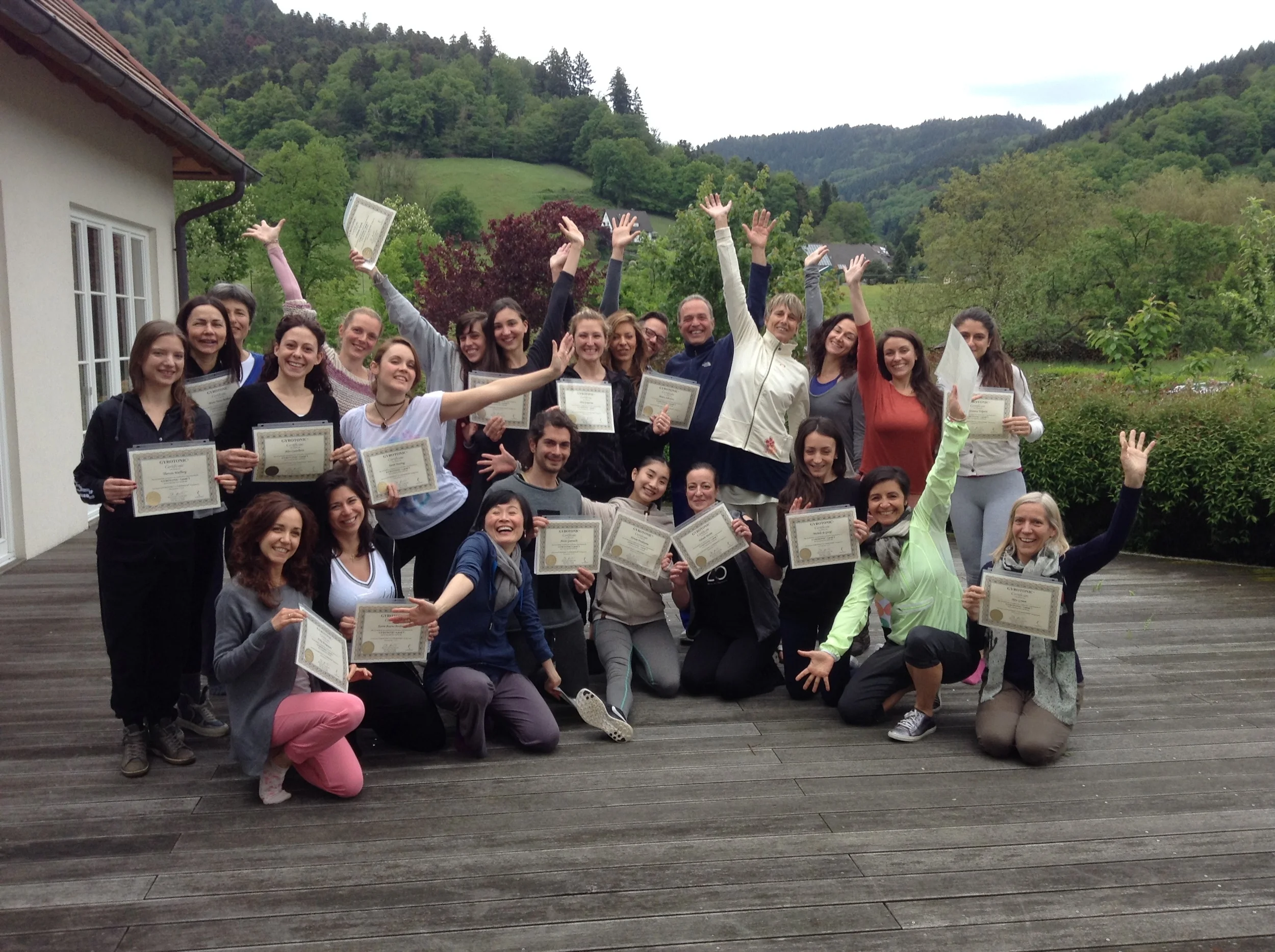GYROTONIC® Level One Certificate Course 13 - 15 May 2016 With Master Trainer Pietro Gagliardi and Gina Muensterkoetter