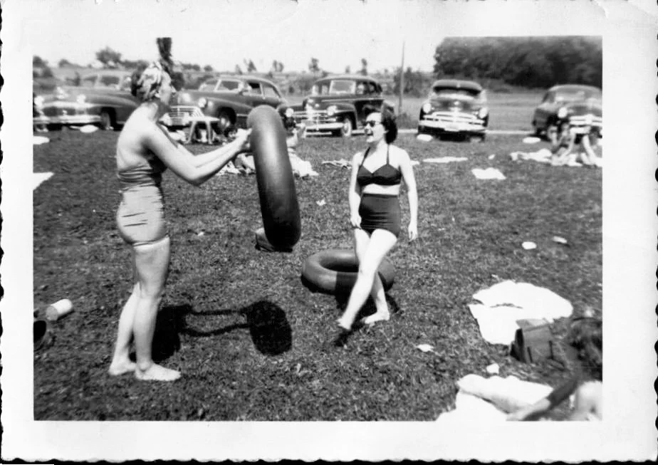 My favorite photo I've ever found of my grandma. She was always way younger than her age and loved a good party. 