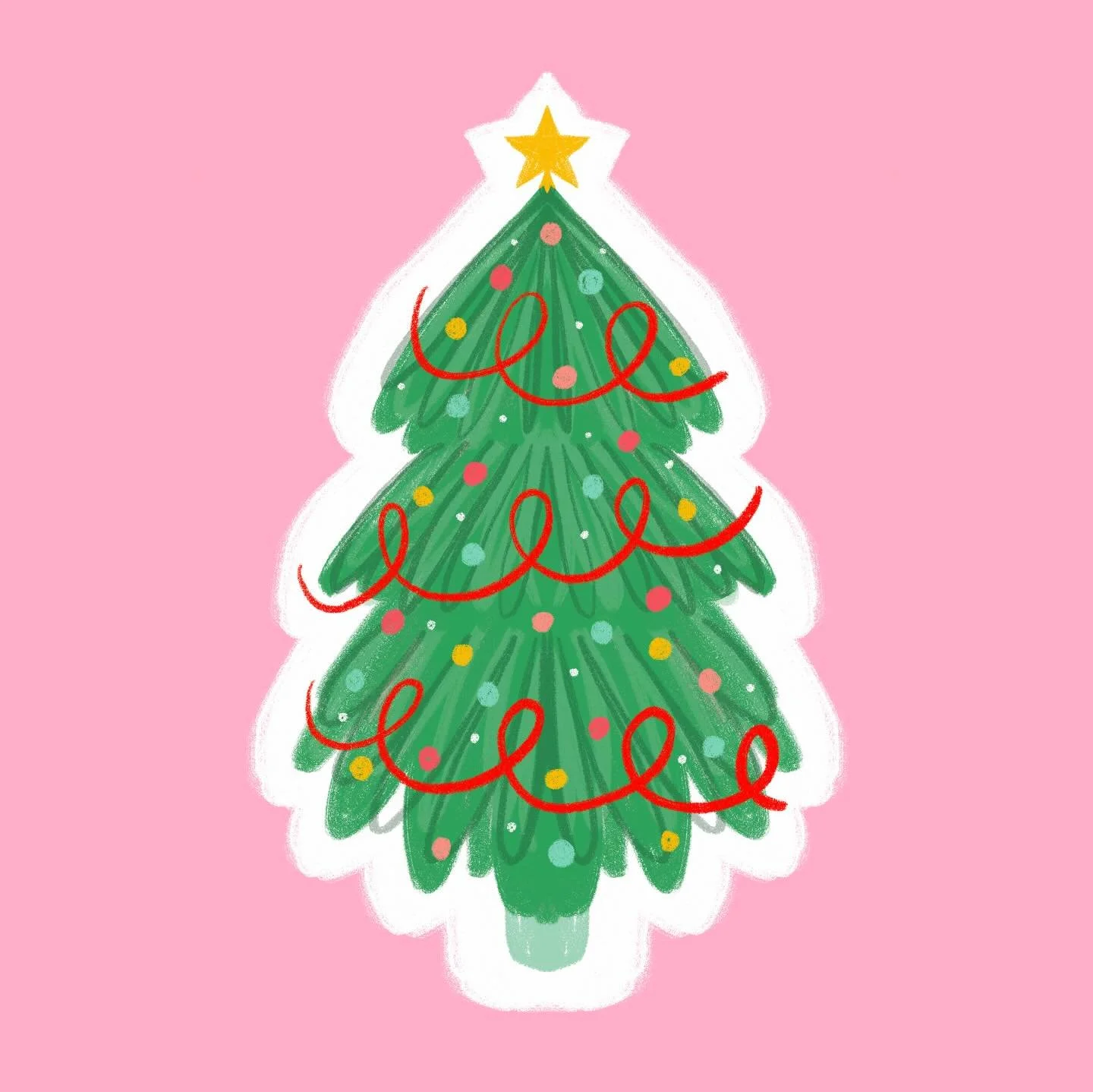 Pink, peachy or patterned Christmas trees? 🎄 
.
.
.
#christmasart #illustration #procreateart #christmaspattern #ohchristmastree