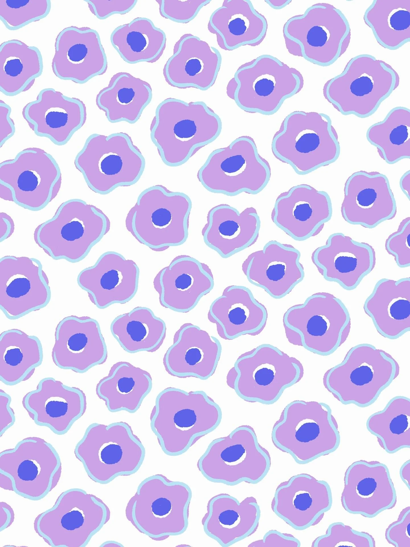 Are they eggs? Are they flowers? The world will never know&hellip;
.
.
.
.
#patterndesign #ipadart