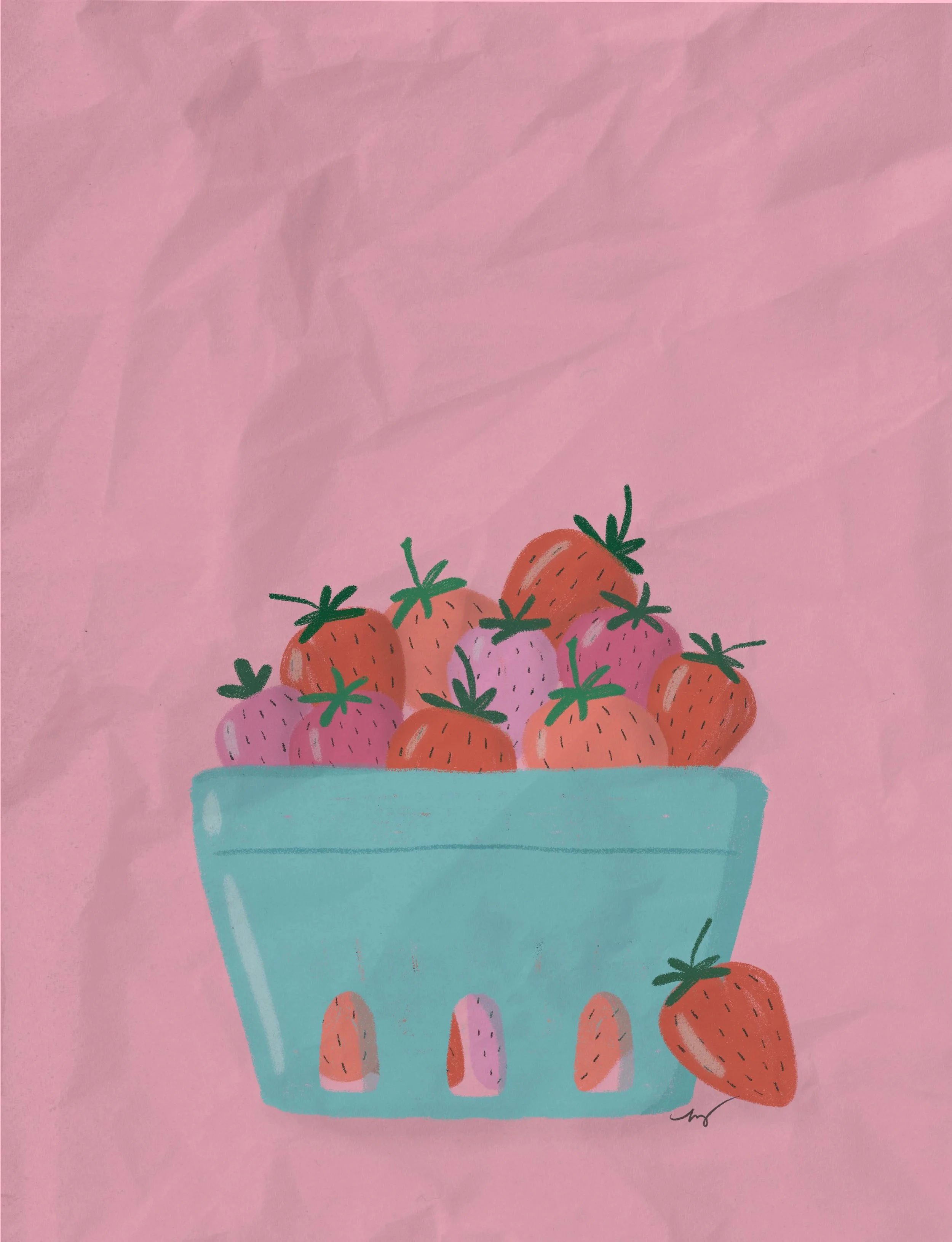 A series of strawberries coming at ya 🍓