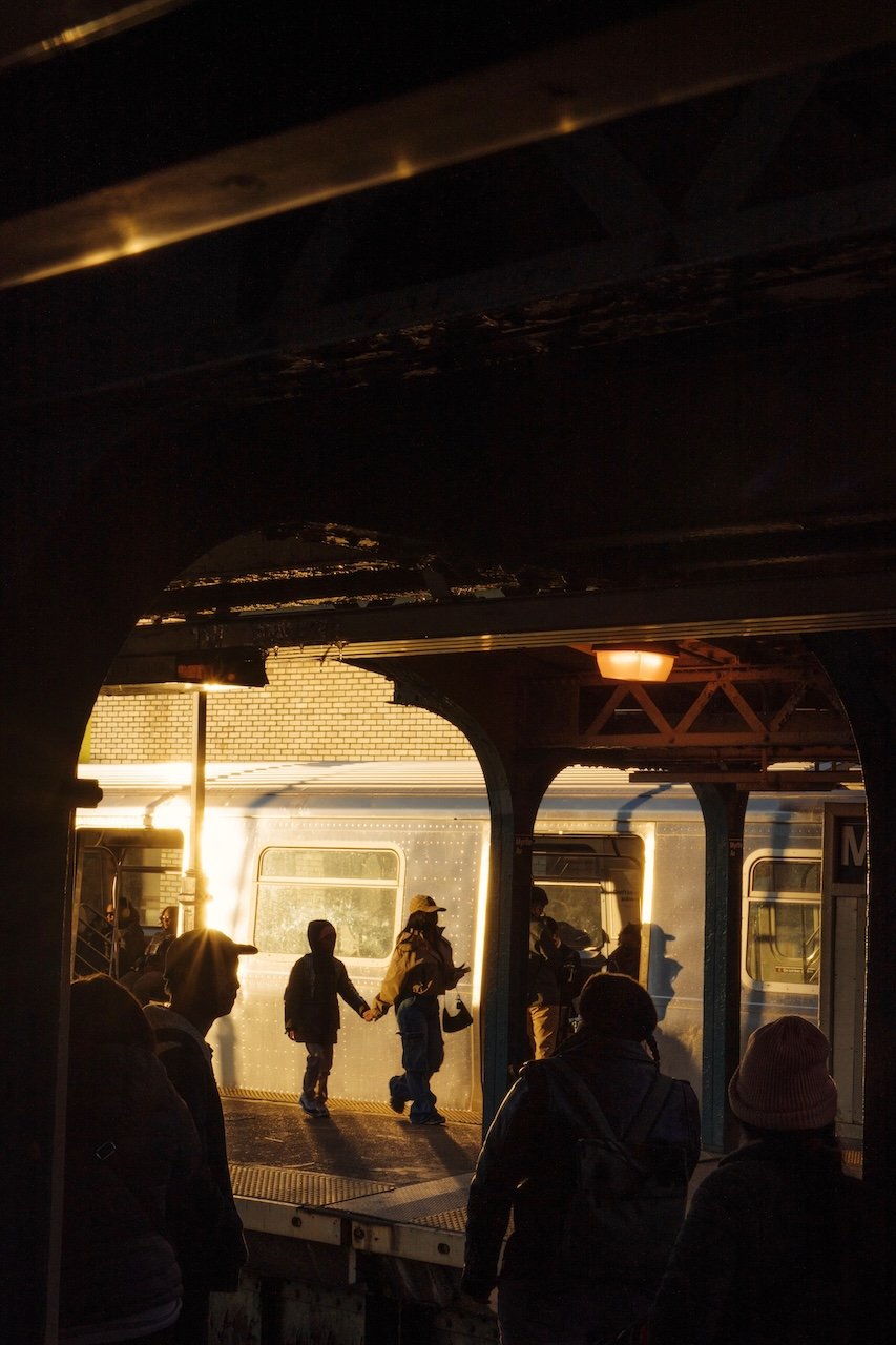 Evening Sunlight on the New York City Subway by Eric Van Nynatten.JPG