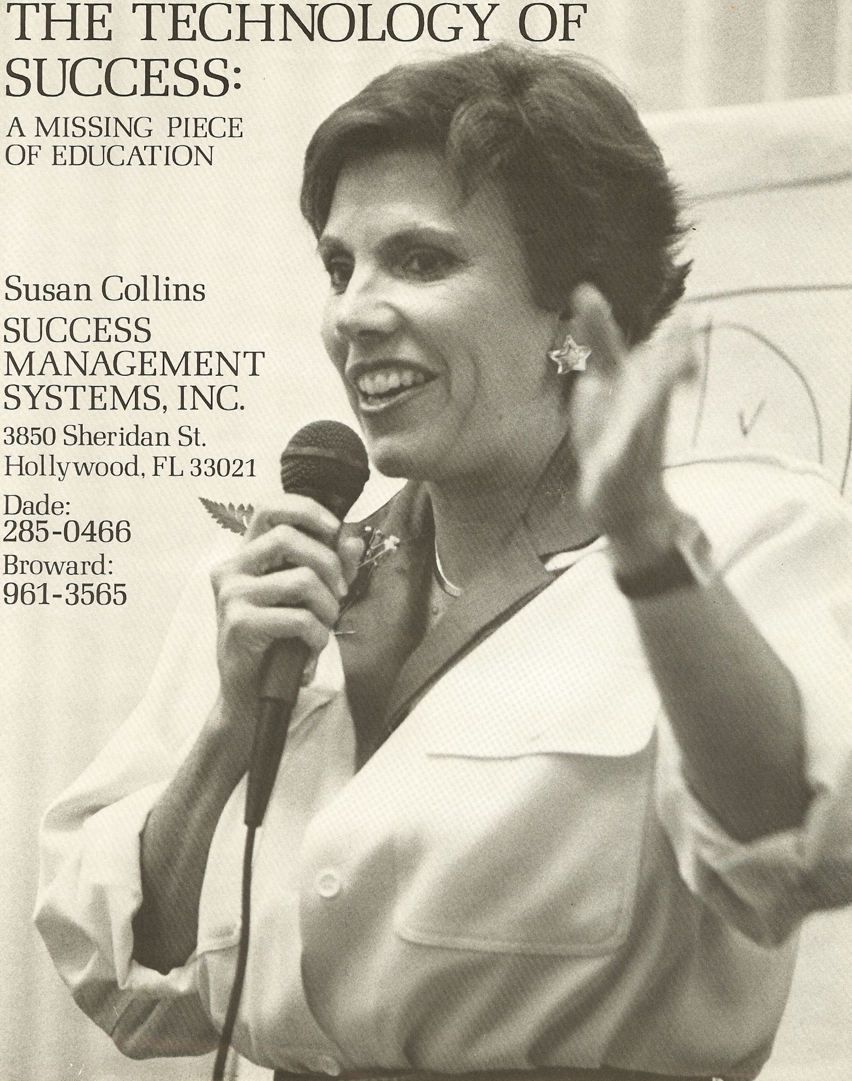 Susan Ford Collins, creator of The Technology of Success