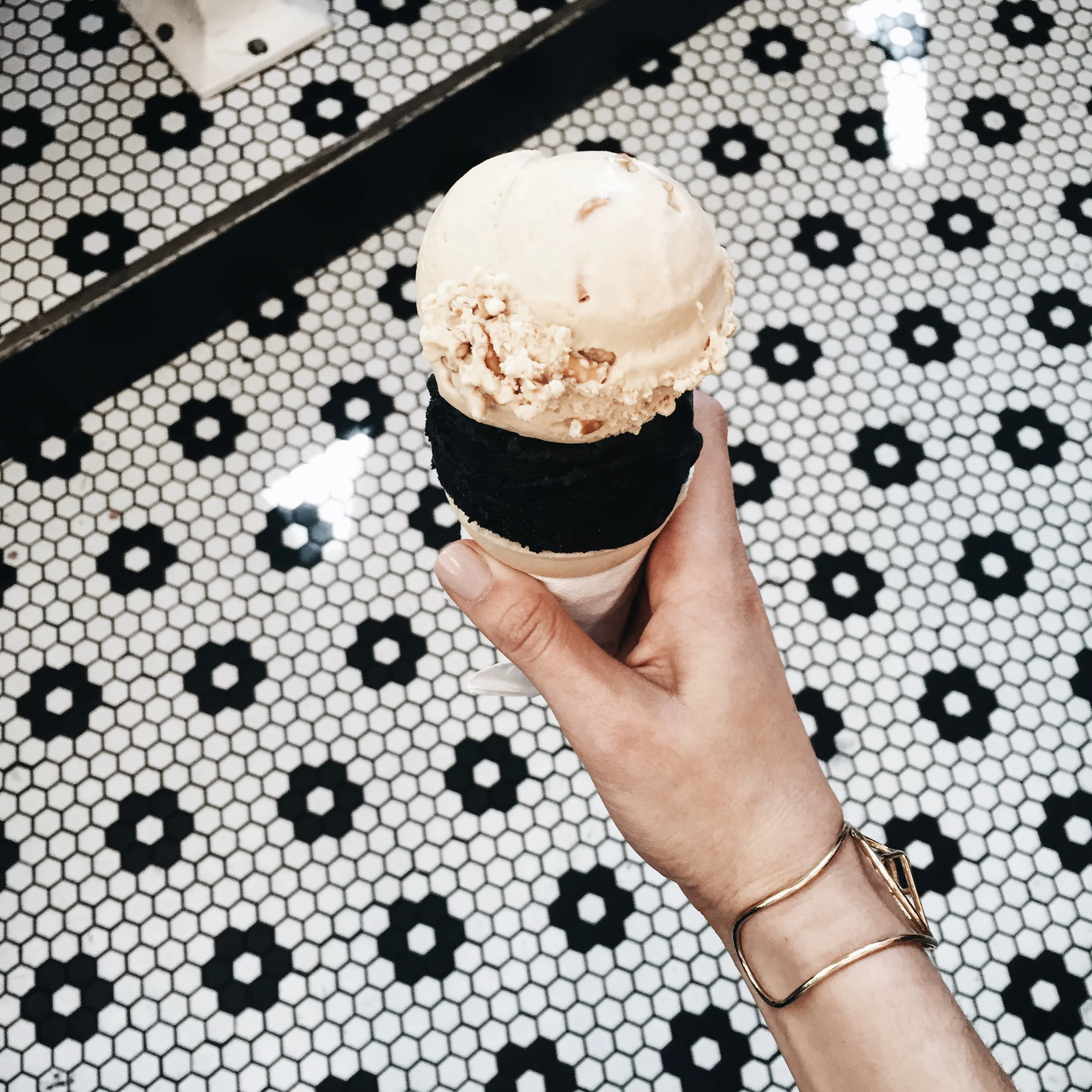 Coconut Ash ice cream near China Town, best I've ever had